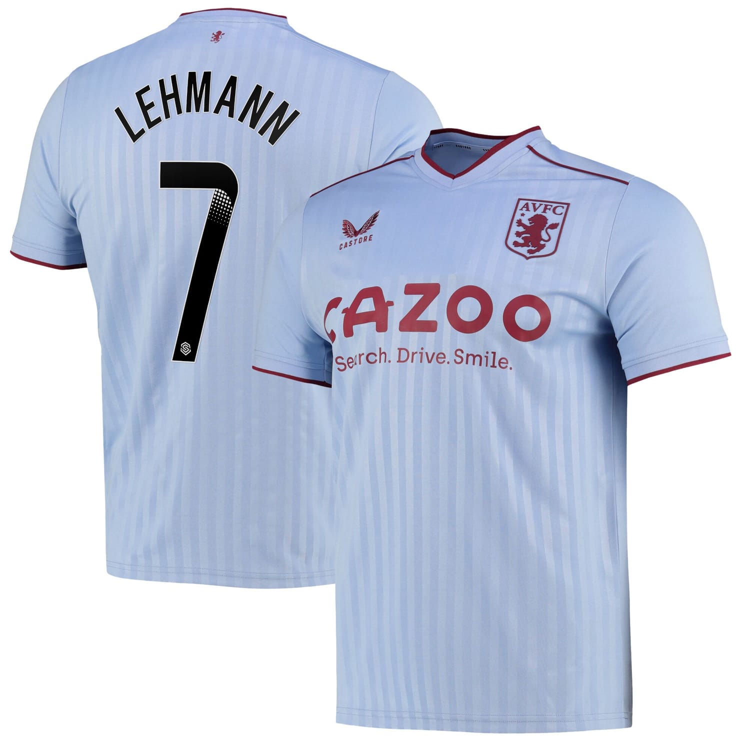 Premier League Aston Villa Away WSL Jersey Shirt 2022-23 player Alisha Lehmann 7 printing for Men