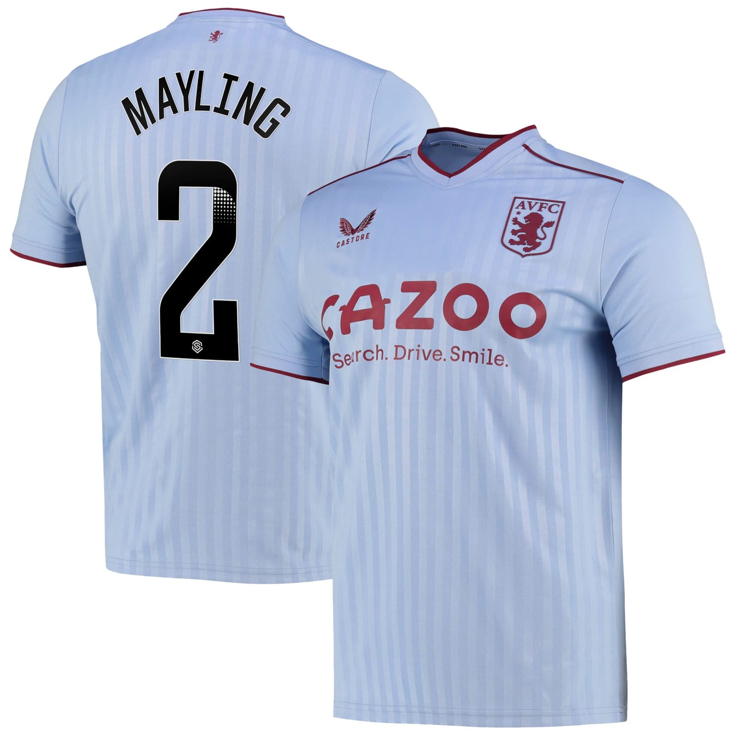 Premier League Aston Villa Away WSL Jersey Shirt 2022-23 player Sarah Mayling 2 printing for Men