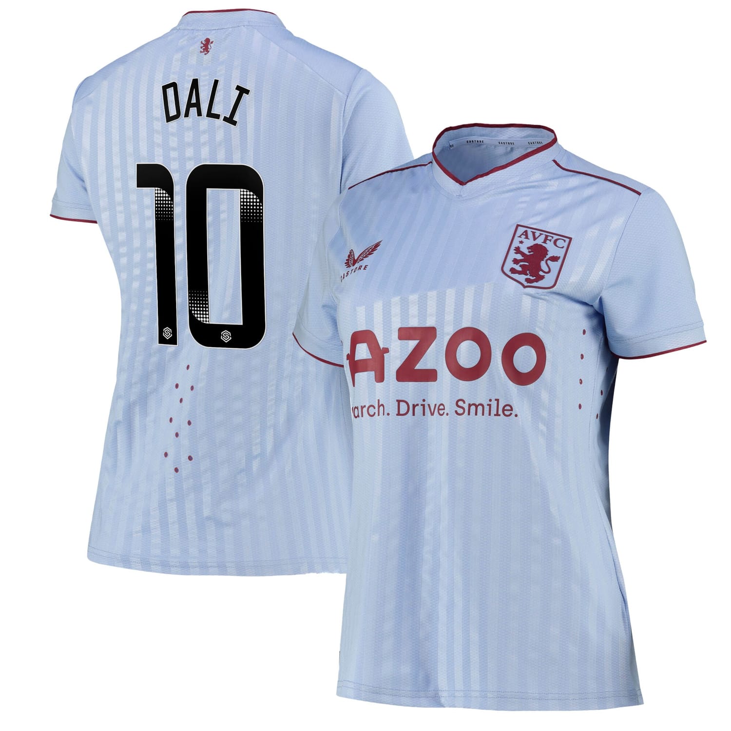 Premier League Aston Villa Away WSL Pro Jersey Shirt 2022-23 player Kenza Dali 10 printing for Women