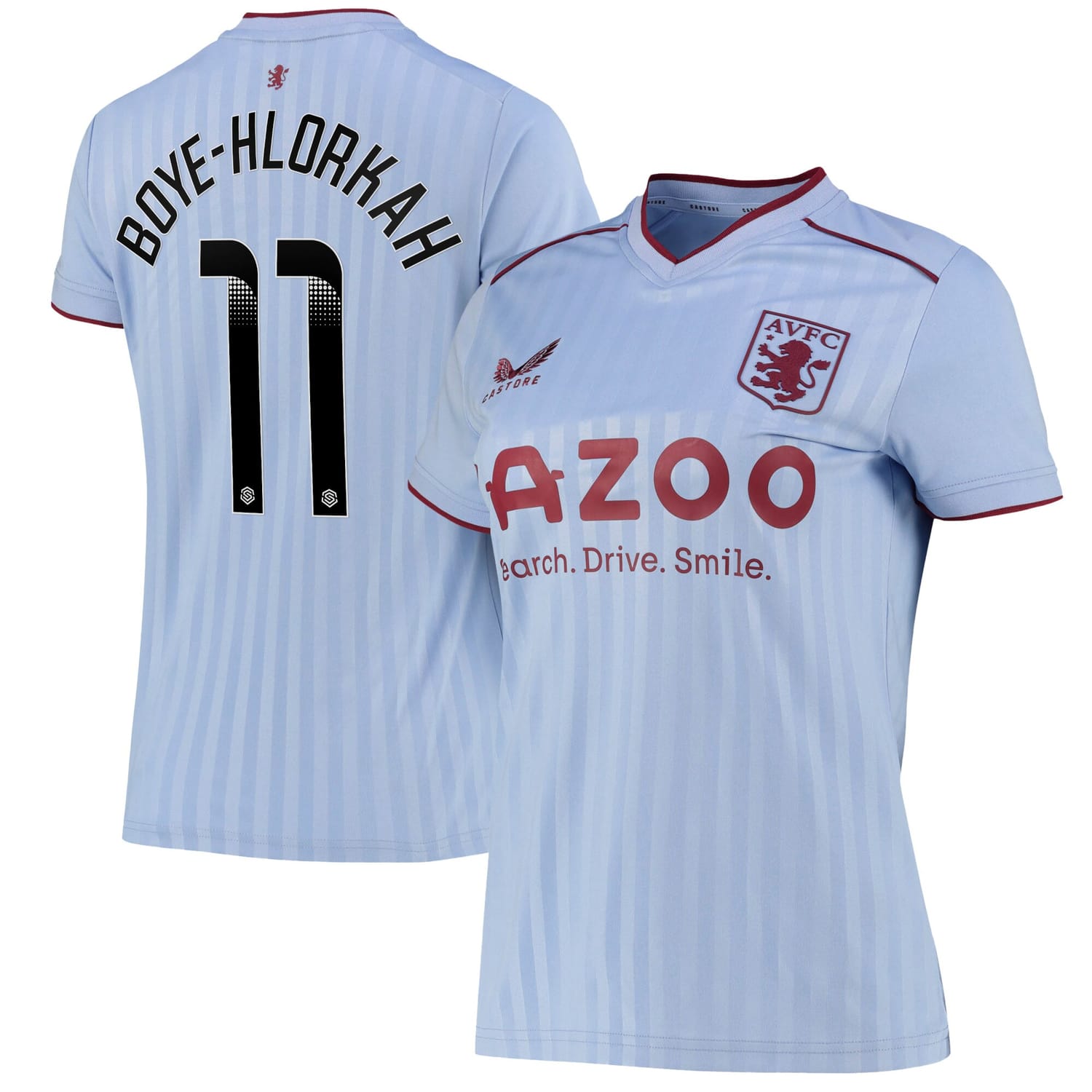 Premier League Aston Villa Away WSL Jersey Shirt 2022-23 player Chantelle Boye-Hlorkah 11 printing for Women