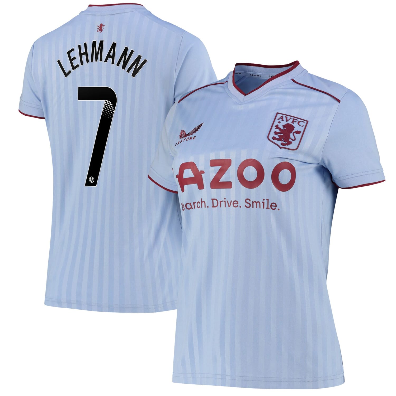 Premier League Aston Villa Away WSL Jersey Shirt 2022-23 player Alisha Lehmann 7 printing for Women
