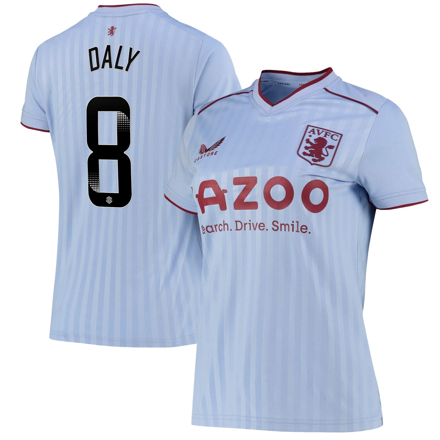 Premier League Aston Villa Away WSL Jersey Shirt 2022-23 player Rachel Daly 8 printing for Women