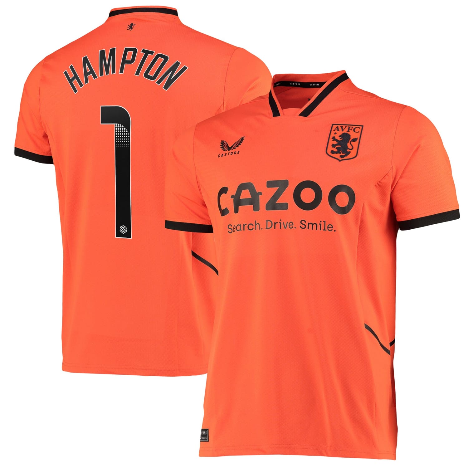 Premier League Aston Villa Away Goalkeeper WSL Jersey Shirt 2022-23 player Hannah Hampton 1 printing for Men
