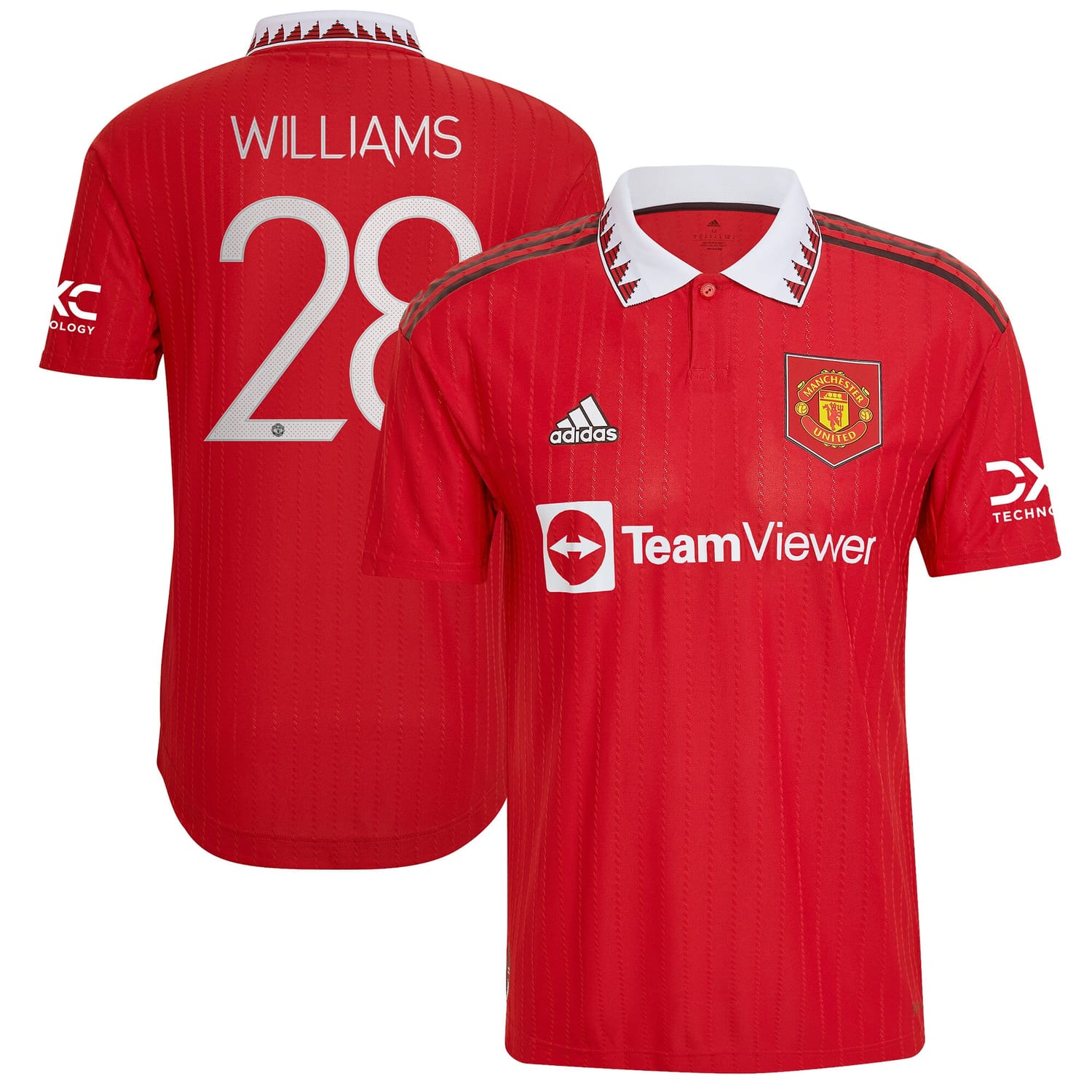 Premier League Manchester United Home Cup Authentic Jersey Shirt 2022-23 player Rachel Williams 28 printing for Men