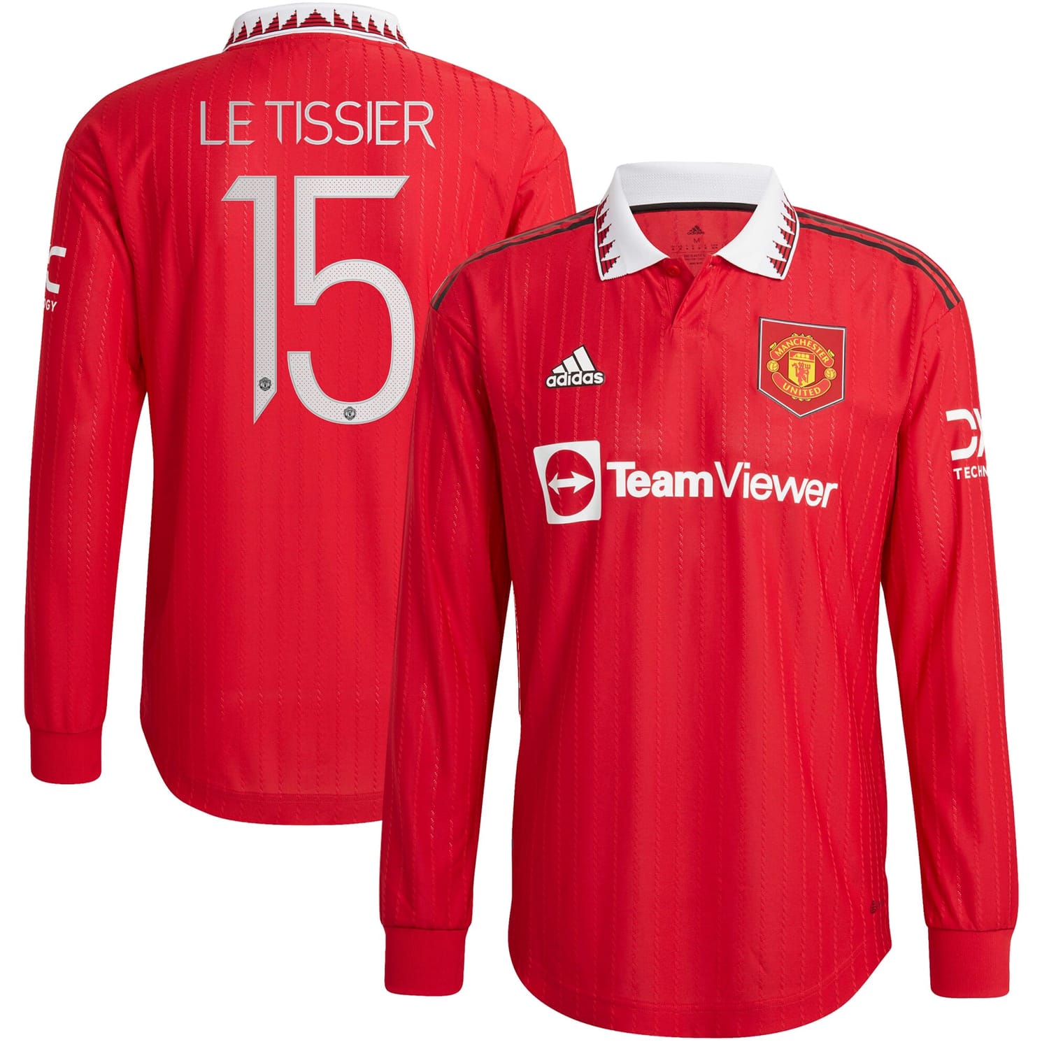 Premier League Manchester United Home Cup Authentic Jersey Shirt Long Sleeve 2022-23 player Maya Le Tissier 15 printing for Men