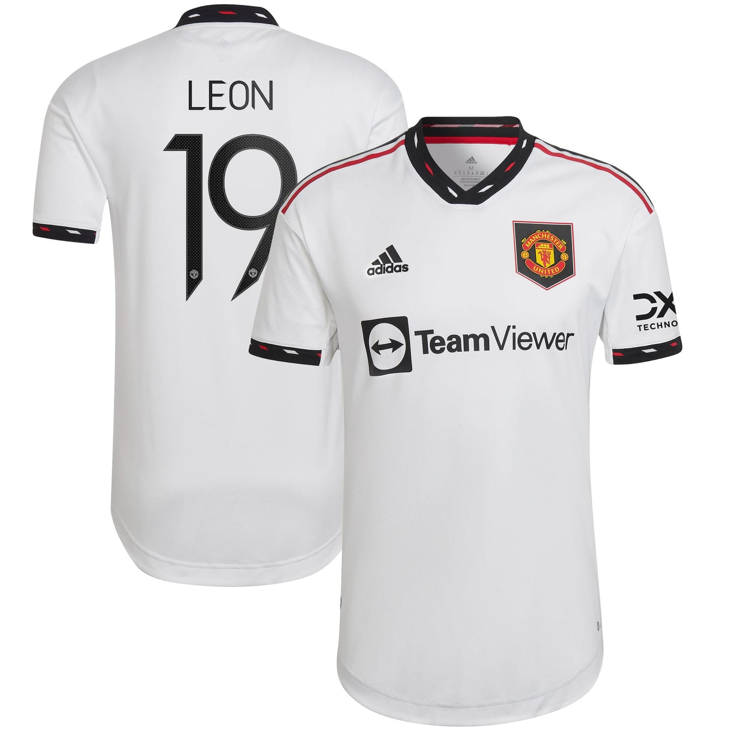 Premier League Manchester United Away Cup Authentic Jersey Shirt 2022-23 player Adriana Leon 19 printing for Men