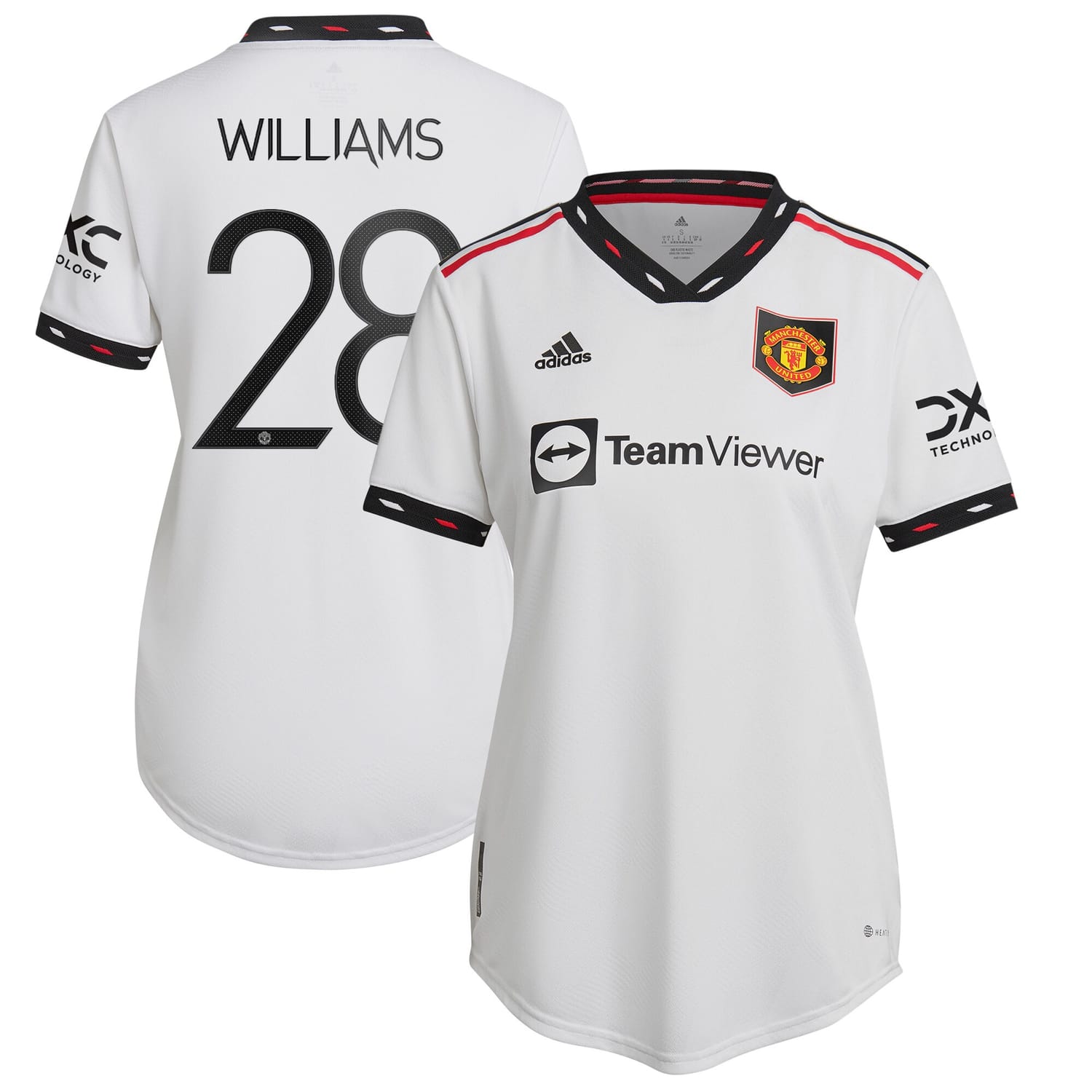 Premier League Manchester United Away Cup Authentic Jersey Shirt 2022-23 player Rachel Williams 28 printing for Women