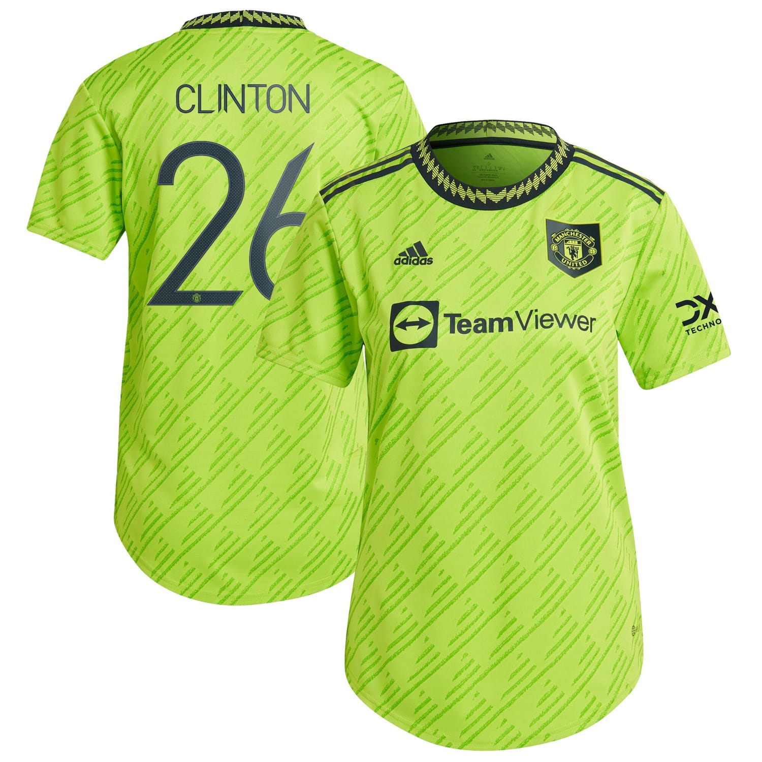 Premier League Manchester United Third Cup Authentic Jersey Shirt 2022-23 player Grace Clinton 26 printing for Women