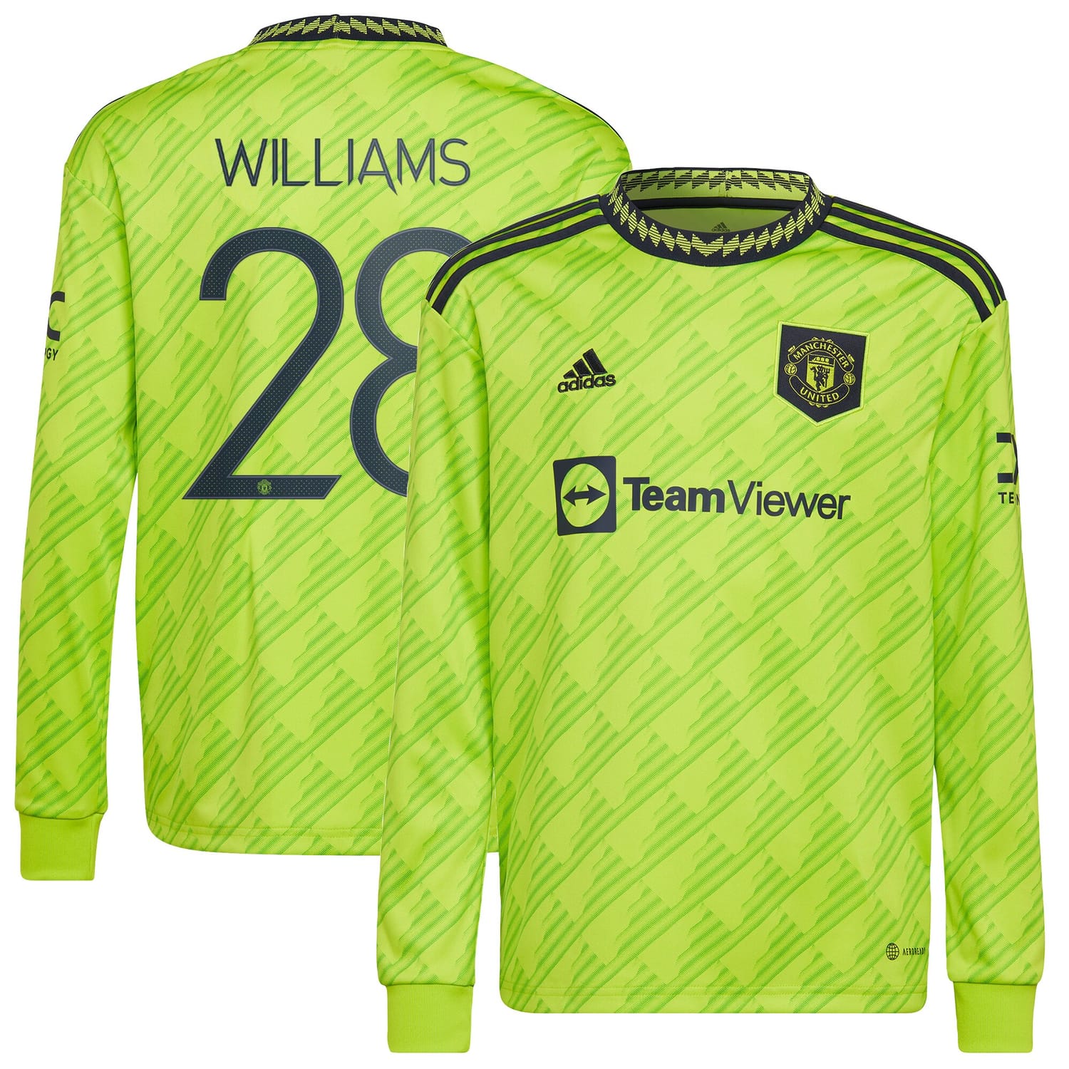 Premier League Manchester United Third Cup Jersey Shirt Long Sleeve 2022-23 player Rachel Williams 28 printing for Men