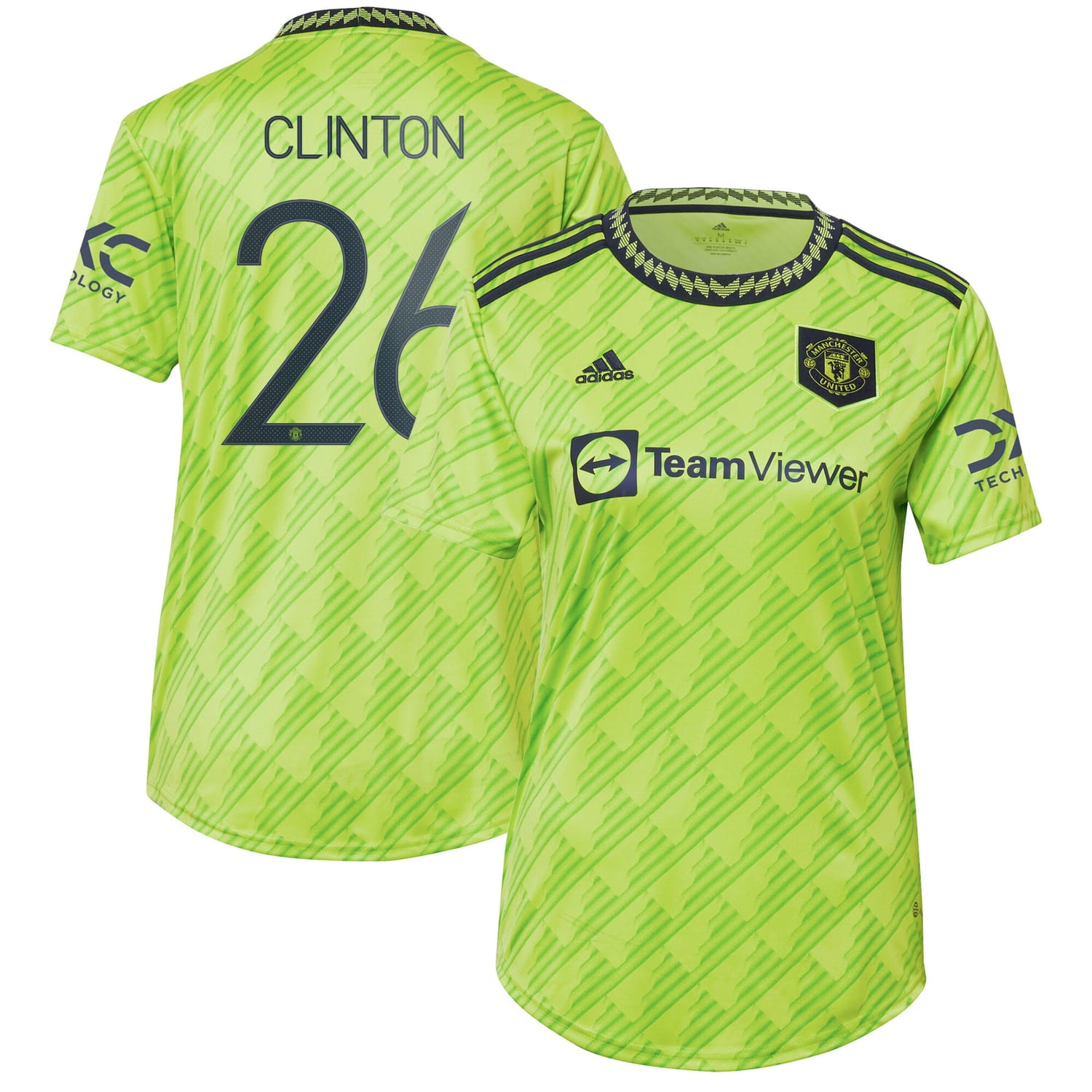 Premier League Manchester United Third Cup Jersey Shirt 2022-23 player Grace Clinton 26 printing for Women