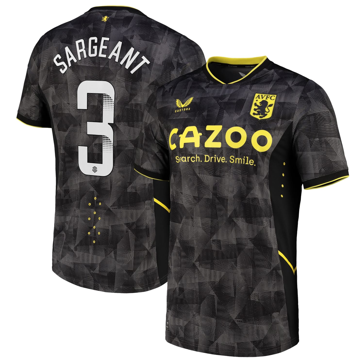 Premier League Aston Villa Third WSL Jersey Shirt 2022-23 player Meaghan Sargeant 3 printing for Men