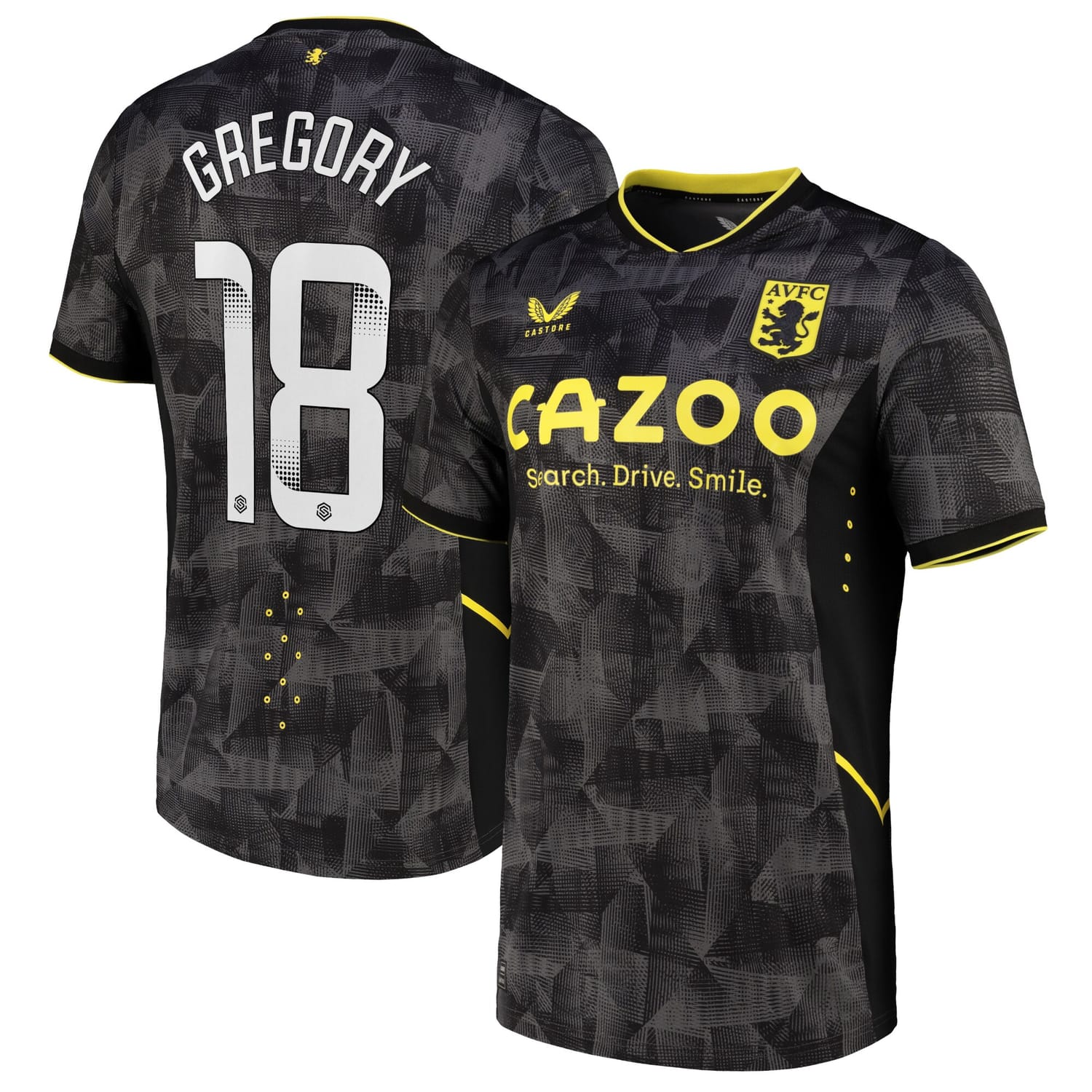 Premier League Aston Villa Third WSL Jersey Shirt 2022-23 player Freya Gregory 18 printing for Men