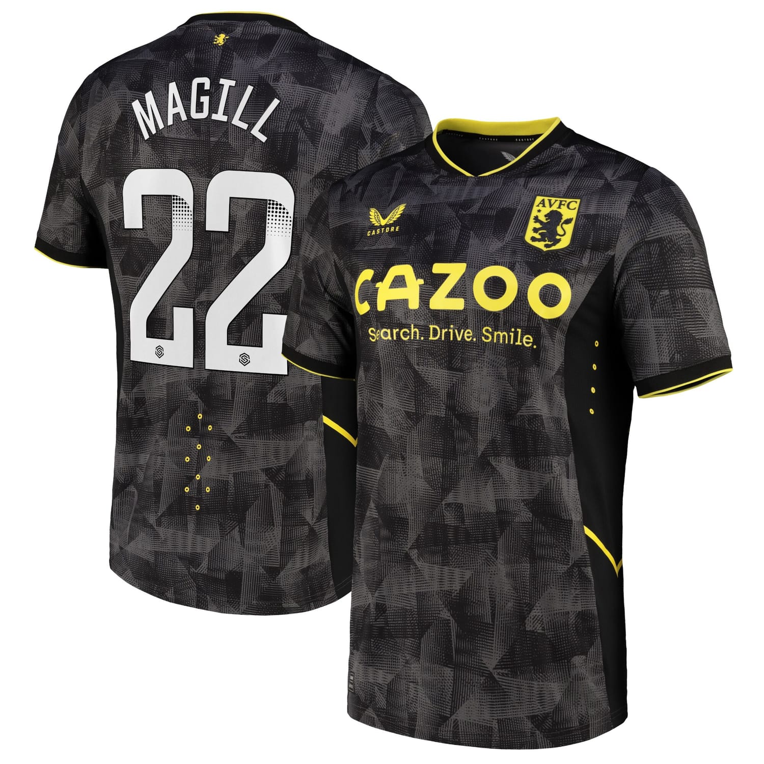 Premier League Aston Villa Third WSL Jersey Shirt 2022-23 player Simone Magill 22 printing for Men