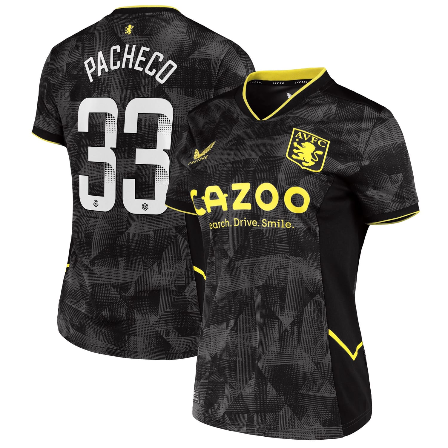 Premier League Aston Villa Third WSL Jersey Shirt 2022-23 player Mayumi Pacheco 33 printing for Women