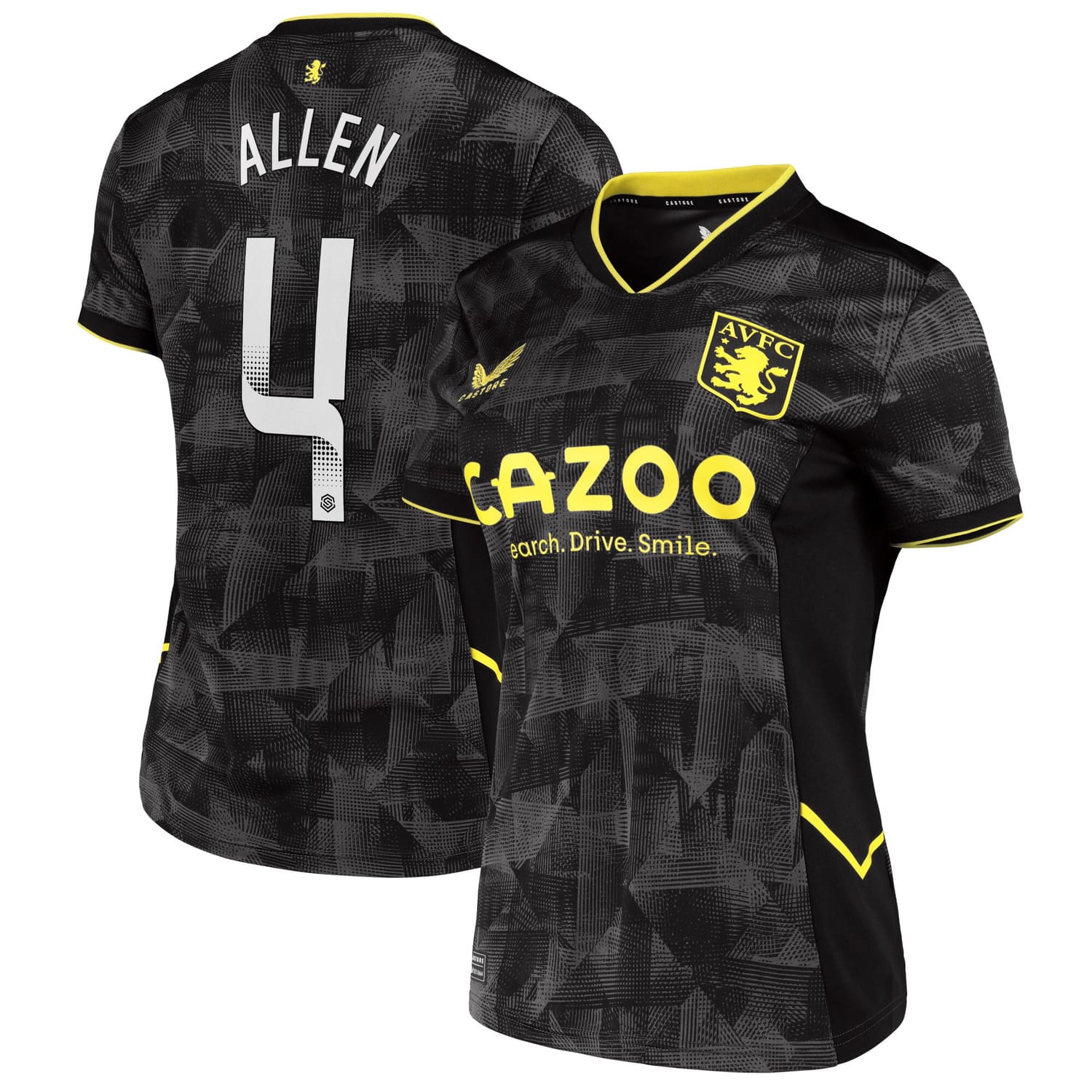 Premier League Aston Villa Third WSL Jersey Shirt 2022-23 player Remi Allen 4 printing for Women