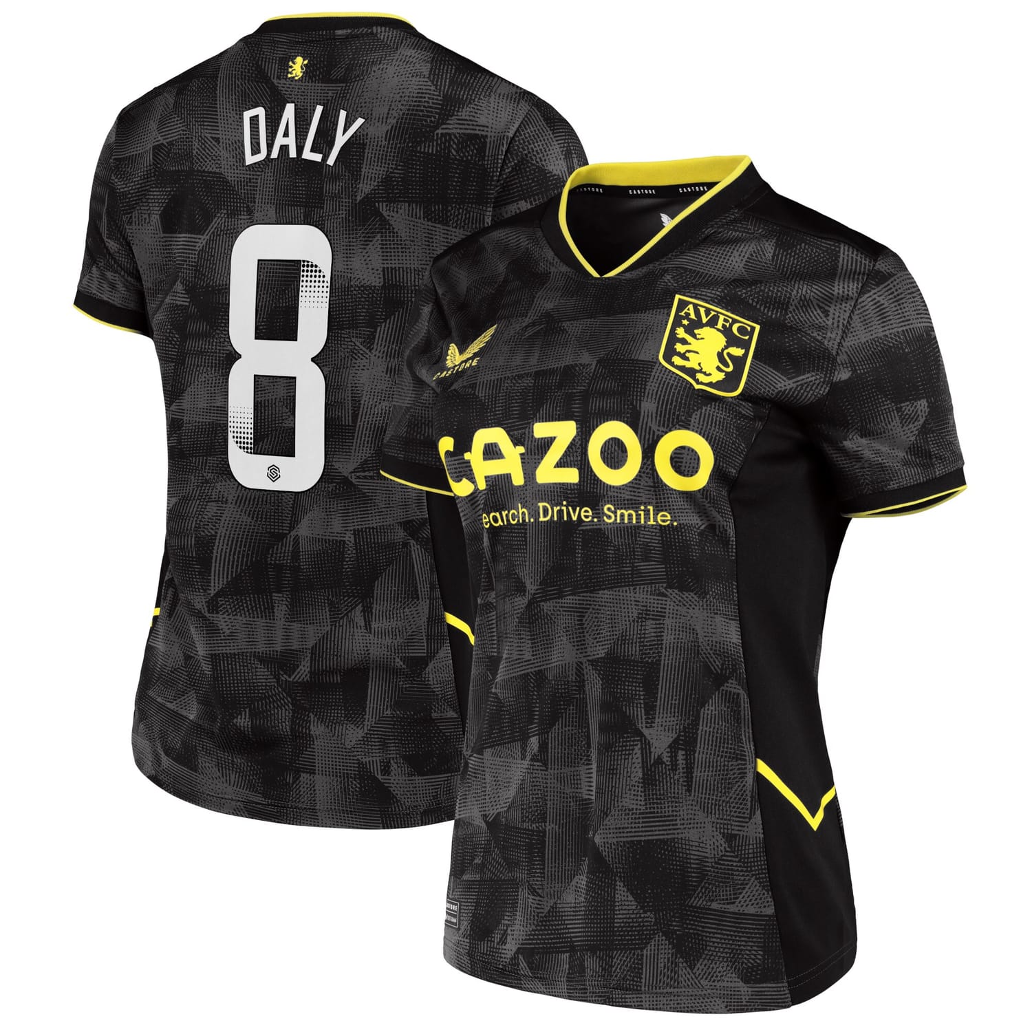 Premier League Aston Villa Third WSL Jersey Shirt 2022-23 player Rachel Daly 8 printing for Women