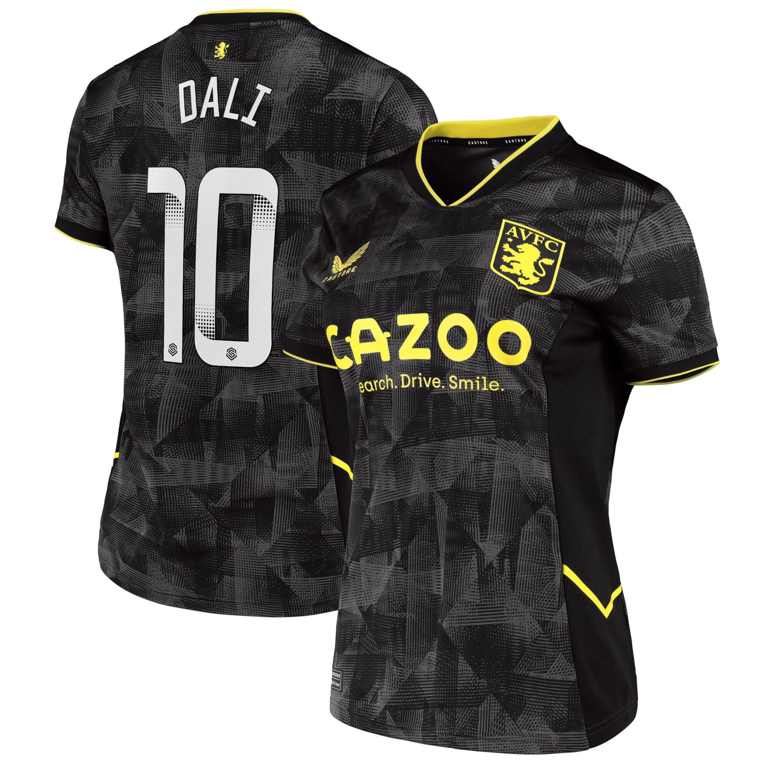 Premier League Aston Villa Third WSL Jersey Shirt 2022-23 player Kenza Dali 10 printing for Women