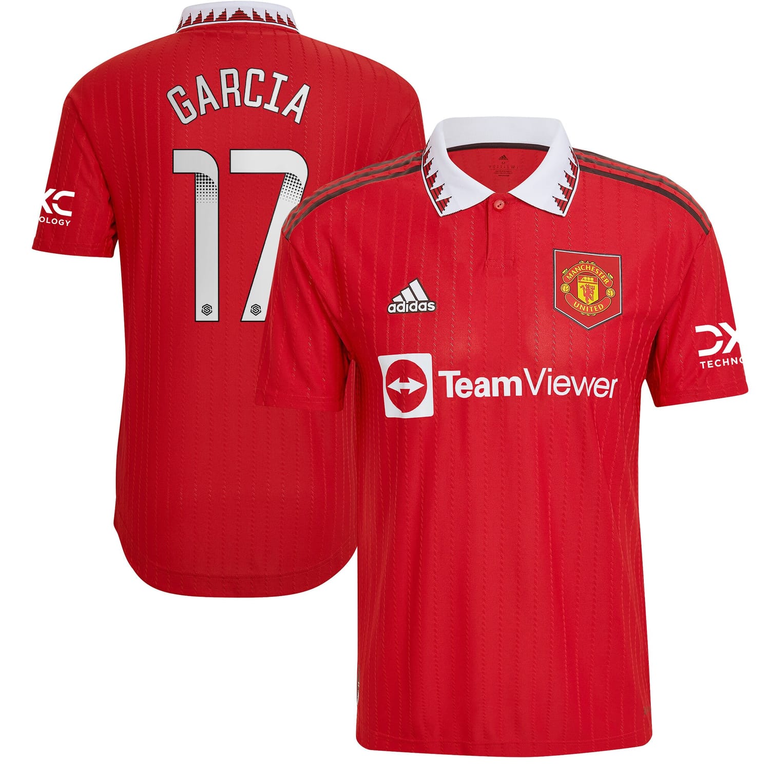Premier League Manchester United Home WSL Authentic Jersey Shirt 2022-23 player Lucia Garcia 17 printing for Men