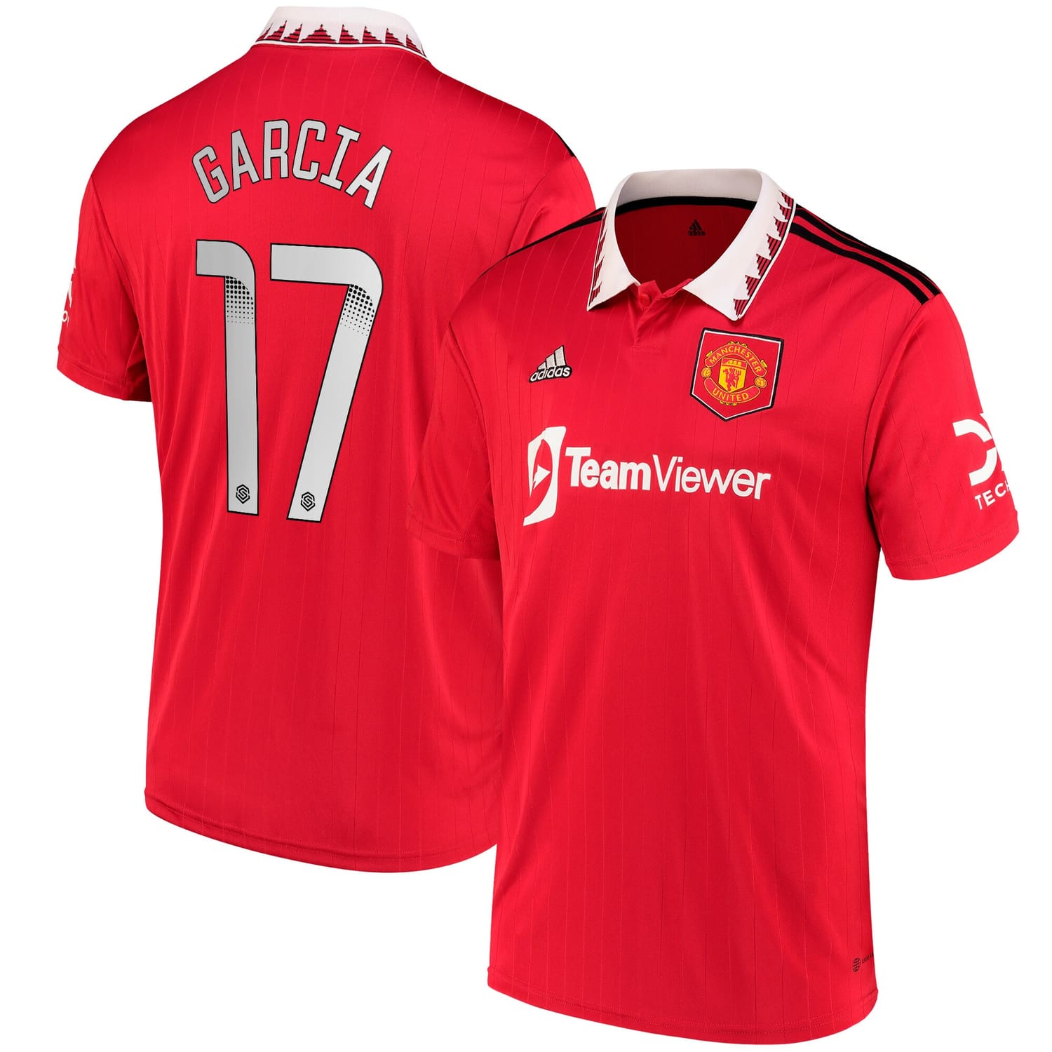 Premier League Manchester United Home WSL Jersey Shirt 2022-23 player Lucia Garcia 17 printing for Men