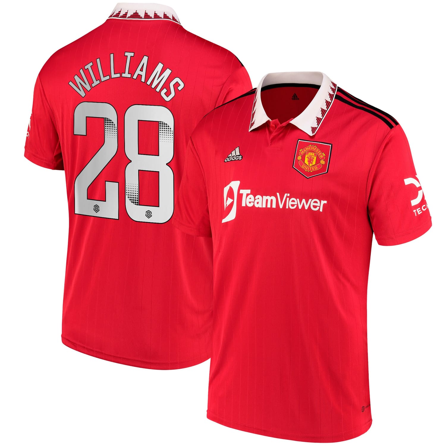 Premier League Manchester United Home WSL Jersey Shirt 2022-23 player Rachel Williams 28 printing for Men