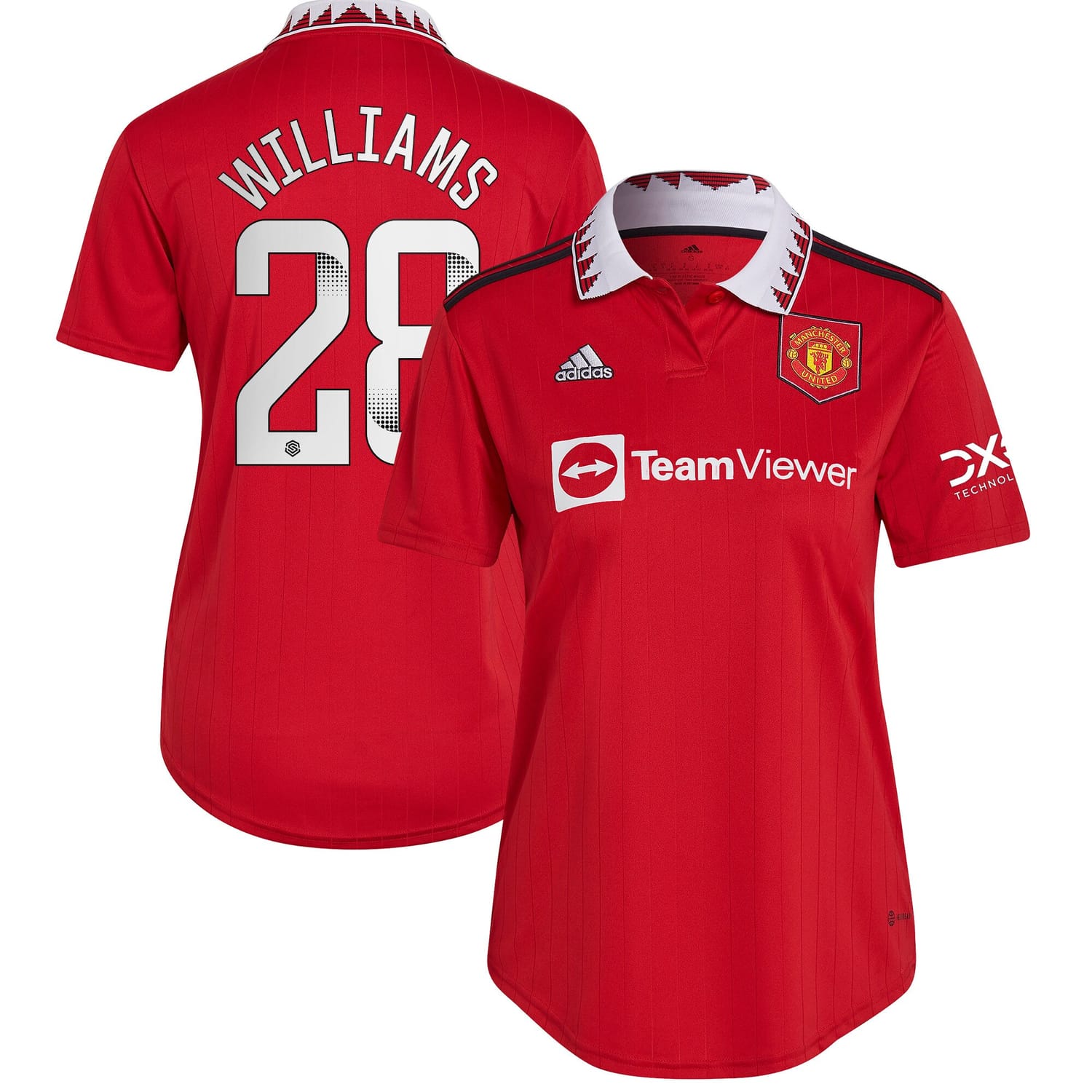 Premier League Manchester United Home WSL Jersey Shirt 2022-23 player Rachel Williams 28 printing for Women