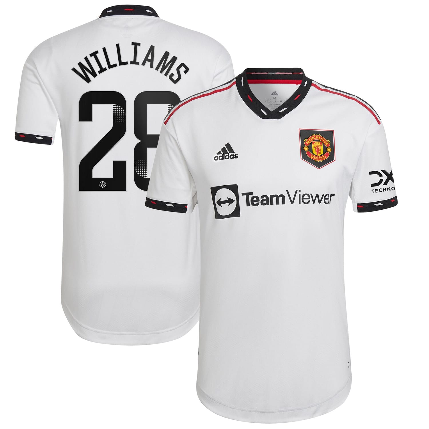 Premier League Manchester United Away Authentic Jersey Shirt 2022-23 player Rachel Williams 28 printing for Men