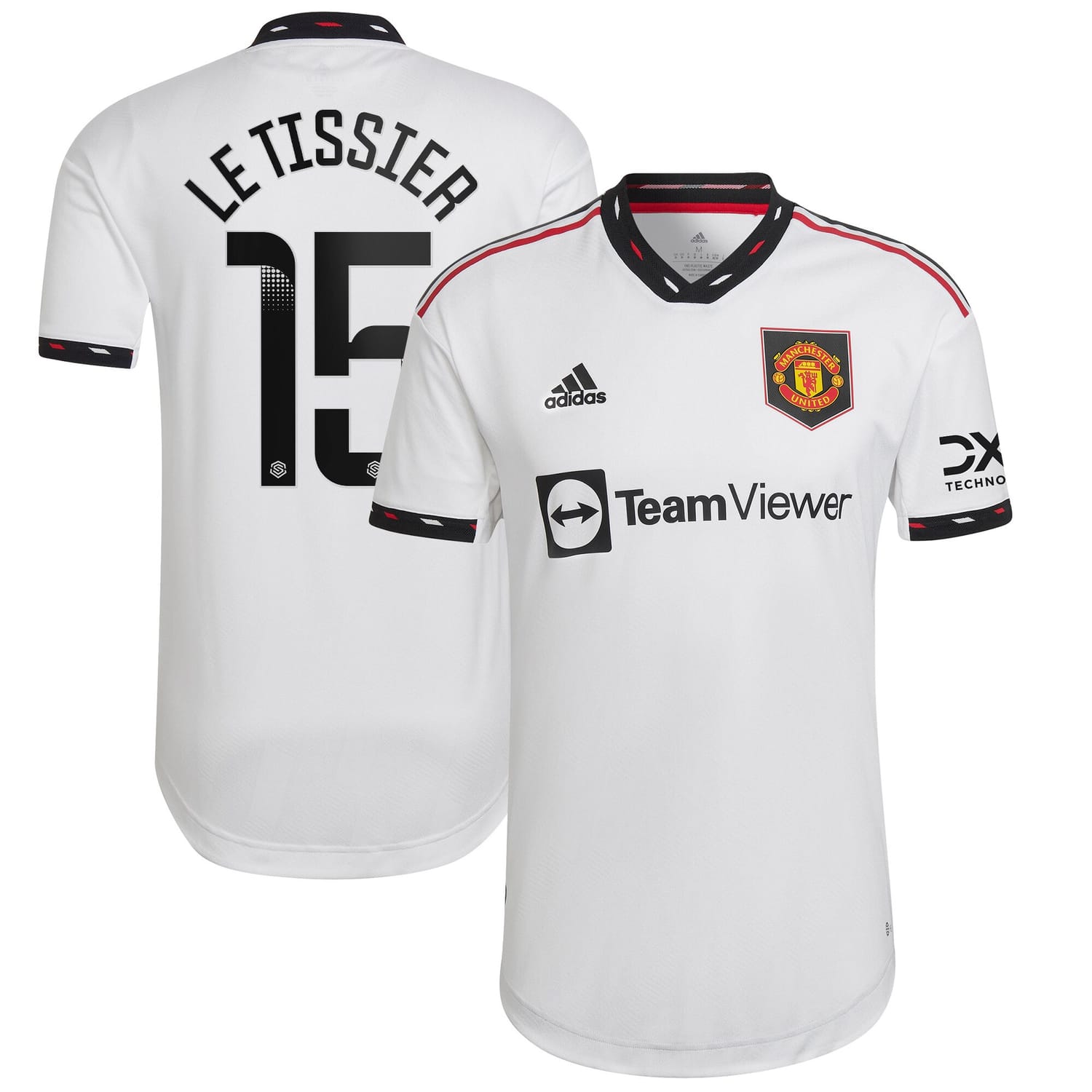 Premier League Manchester United Away WSL Authentic Jersey Shirt 2022-23 player Maya Le Tissier 15 printing for Men