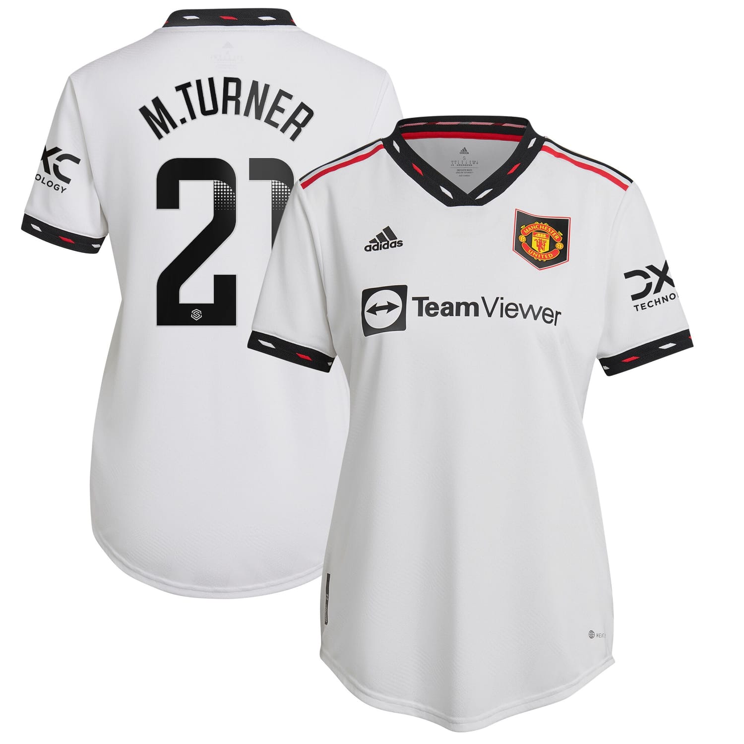 Premier League Manchester United Away WSL Authentic Jersey Shirt 2022-23 player Millie Turner 21 printing for Women