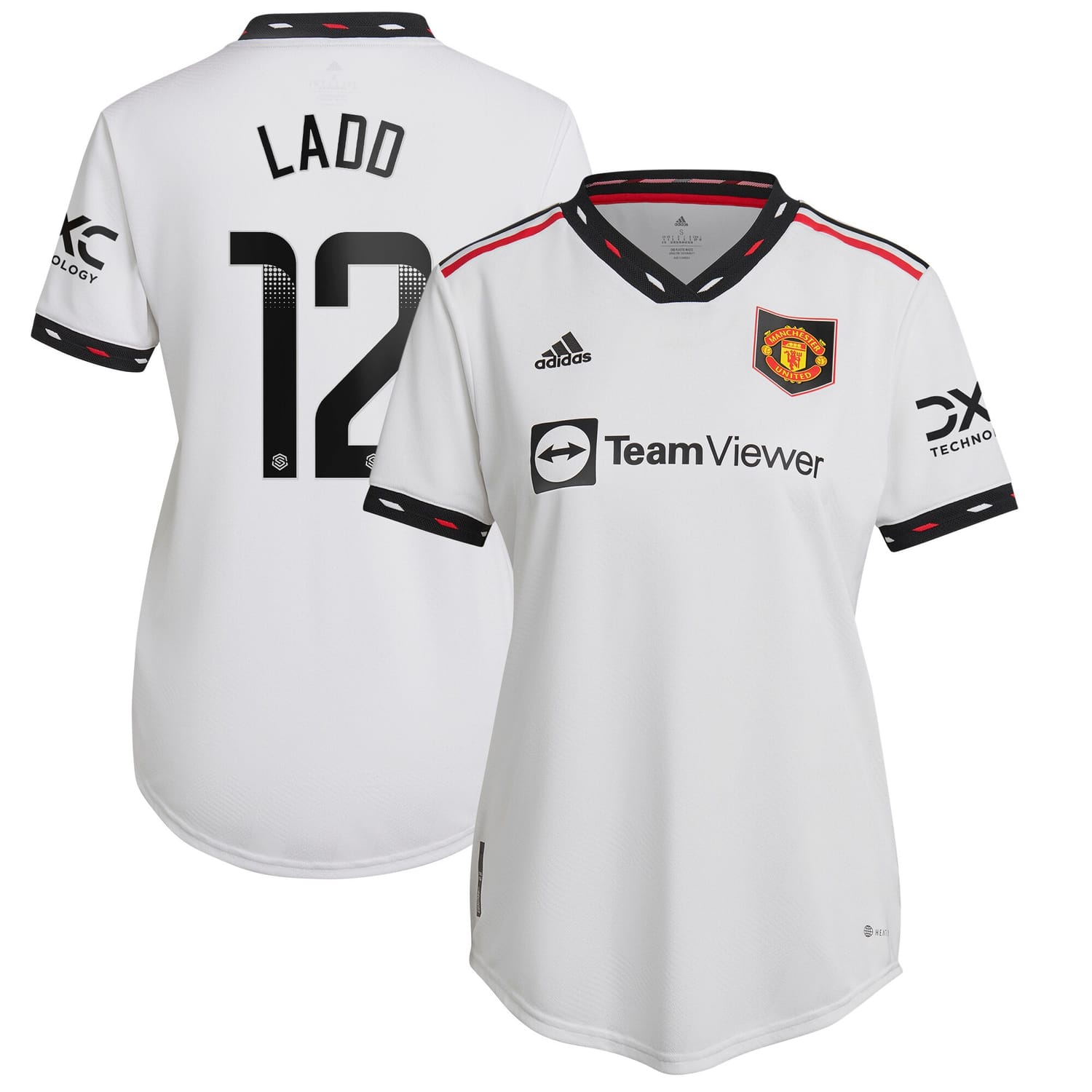Premier League Manchester United Away WSL Authentic Jersey Shirt 2022-23 player Hayley Ladd 12 printing for Women