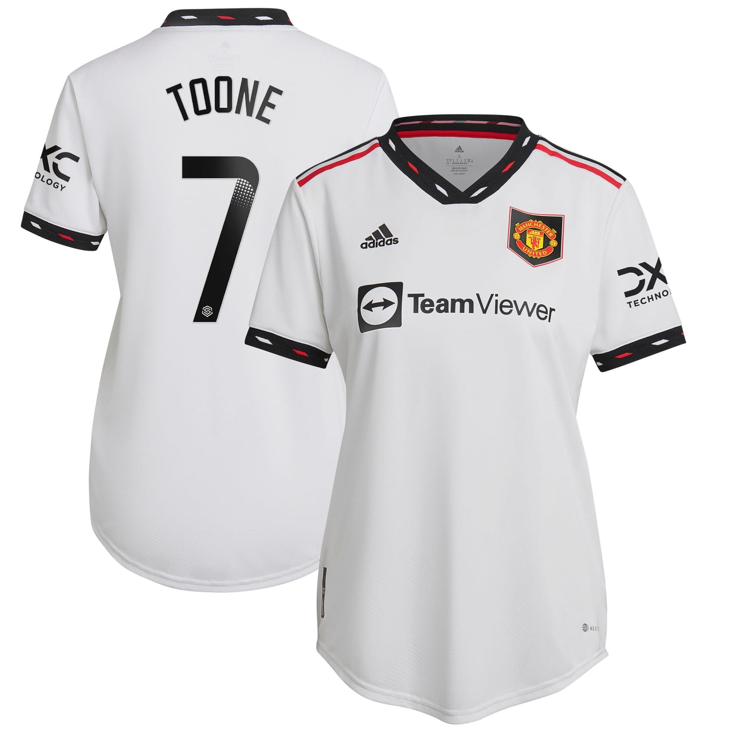 Premier League Manchester United Away WSL Authentic Jersey Shirt 2022-23 player Ella Toone 7 printing for Women