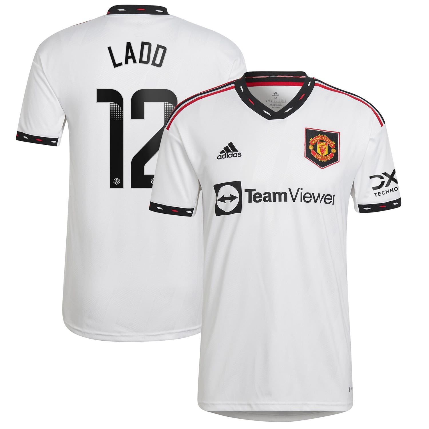 Premier League Manchester United Away WSL Jersey Shirt 2022-23 player Hayley Ladd 12 printing for Men