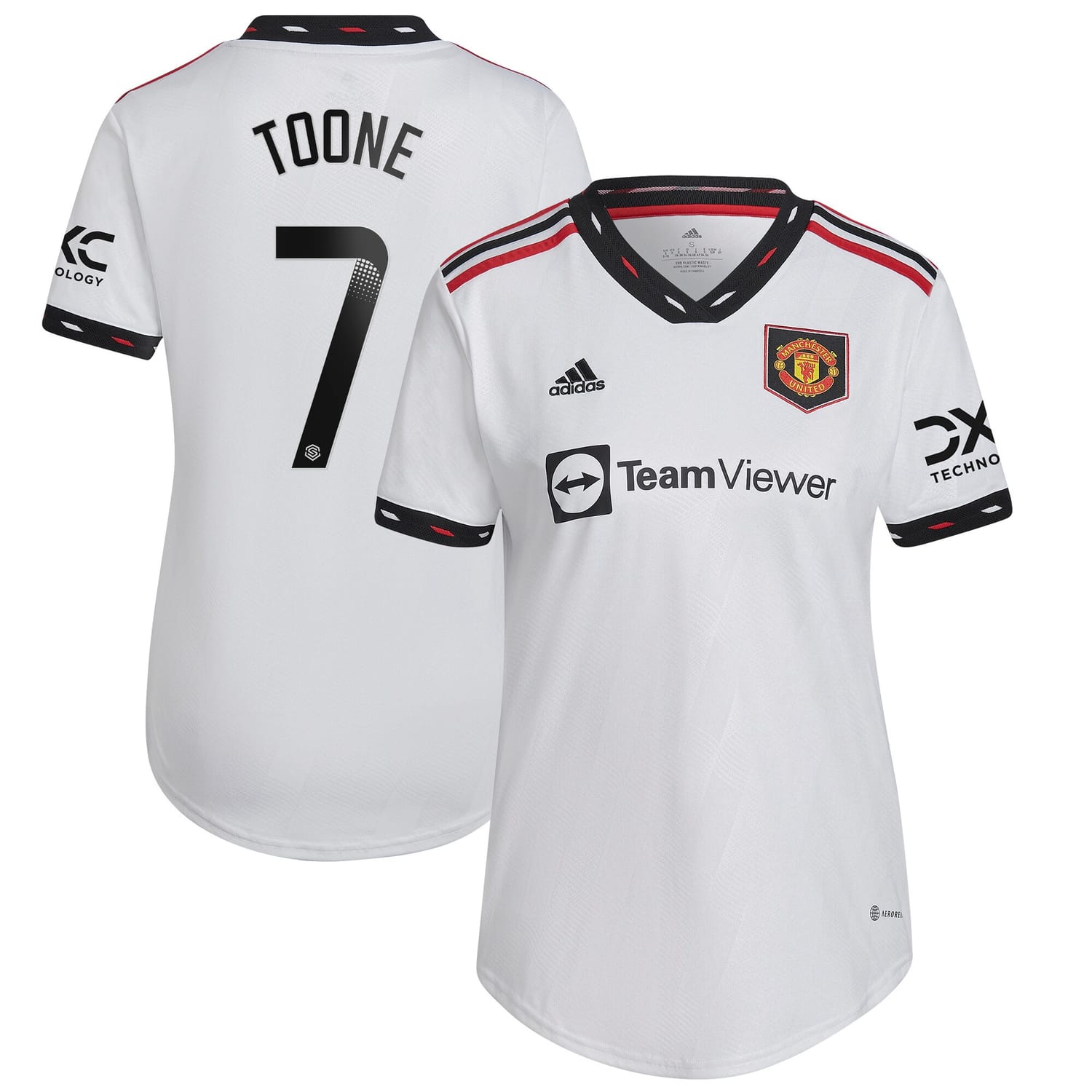 Premier League Manchester United Away WSL Jersey Shirt 2022-23 player Ella Toone 7 printing for Women