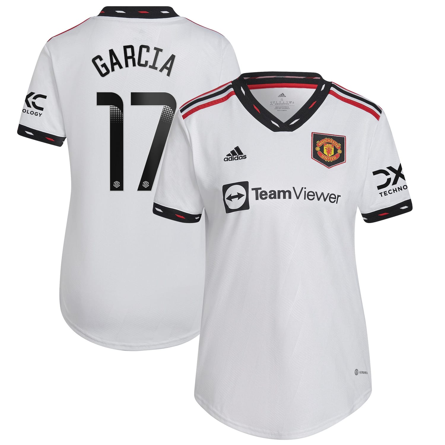 Premier League Manchester United Away WSL Jersey Shirt 2022-23 player Lucia Garcia 17 printing for Women