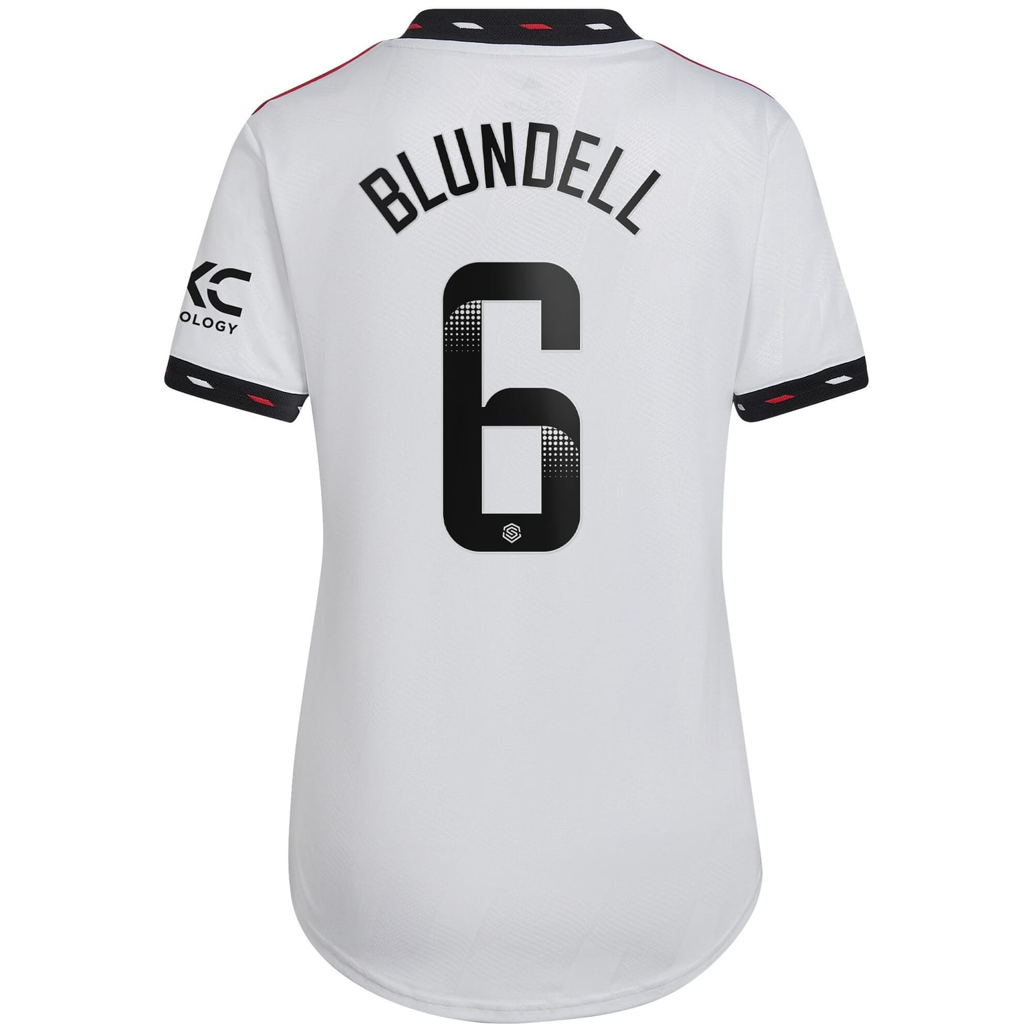 Premier League Manchester United Away Jersey Shirt 2022-23 player Hannah Blundell 6 printing for Women