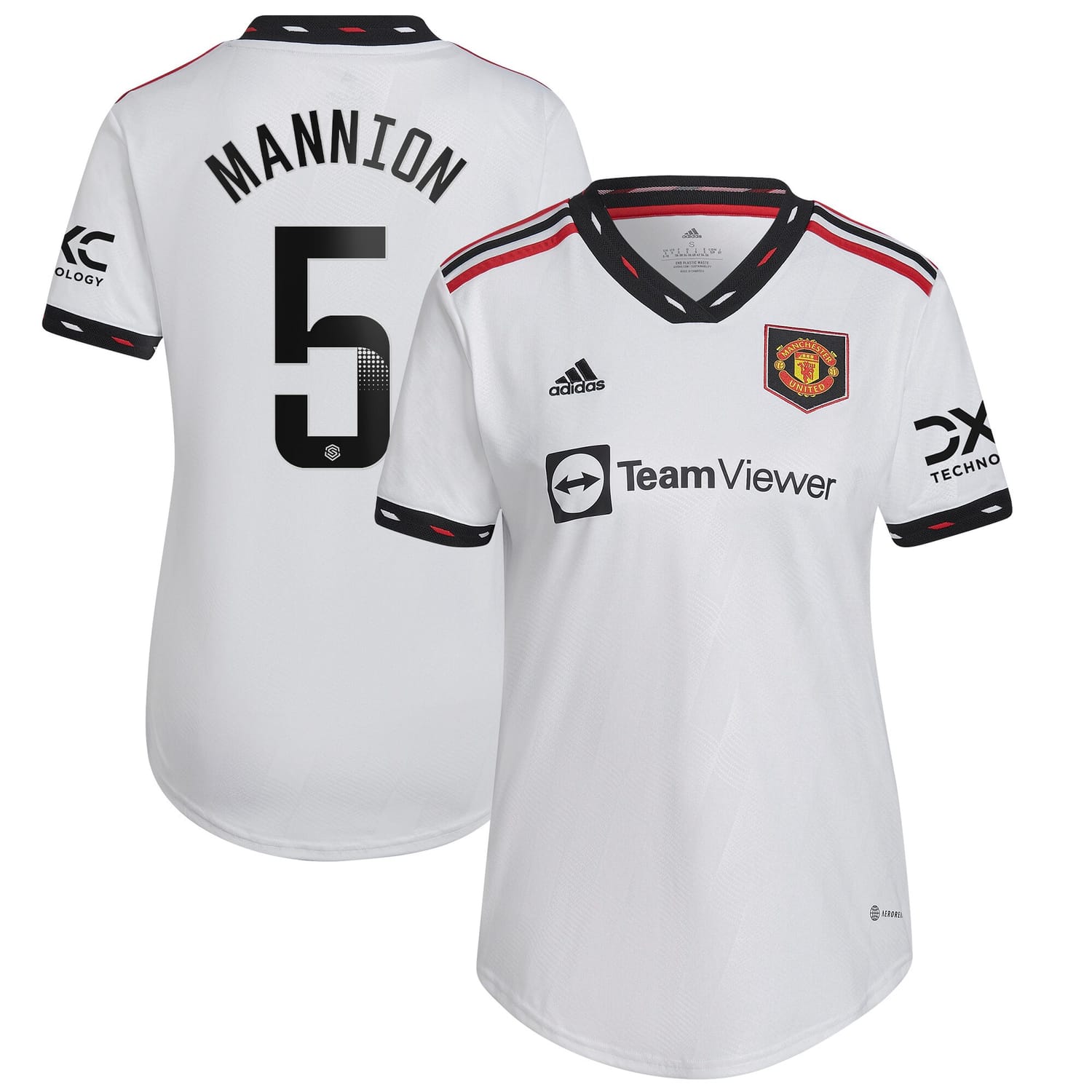 Premier League Manchester United Away WSL Jersey Shirt 2022-23 player Aoife Mannion 5 printing for Women
