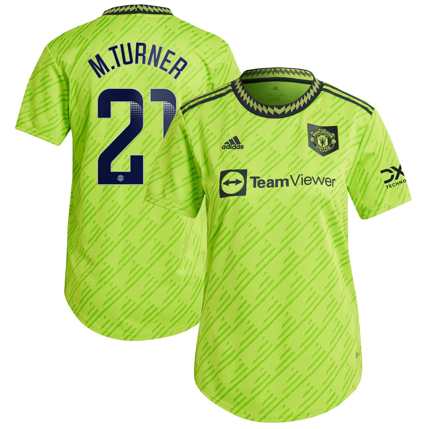 Premier League Manchester United Third WSL Authentic Jersey Shirt 2022-23 player Millie Turner 21 printing for Women