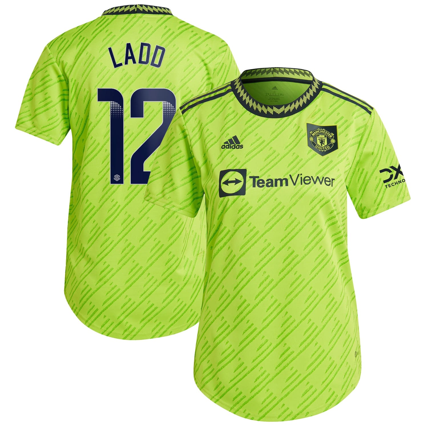 Premier League Manchester United Third WSL Authentic Jersey Shirt 2022-23 player Hayley Ladd 12 printing for Women