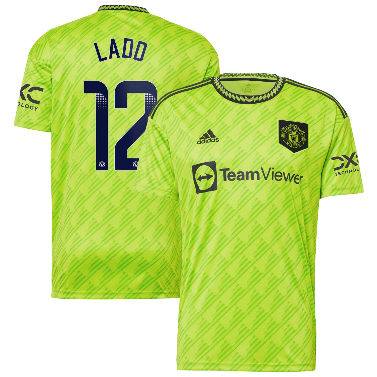 Premier League Manchester United Third WSL Jersey Shirt 2022-23 player Hayley Ladd 12 printing for Men