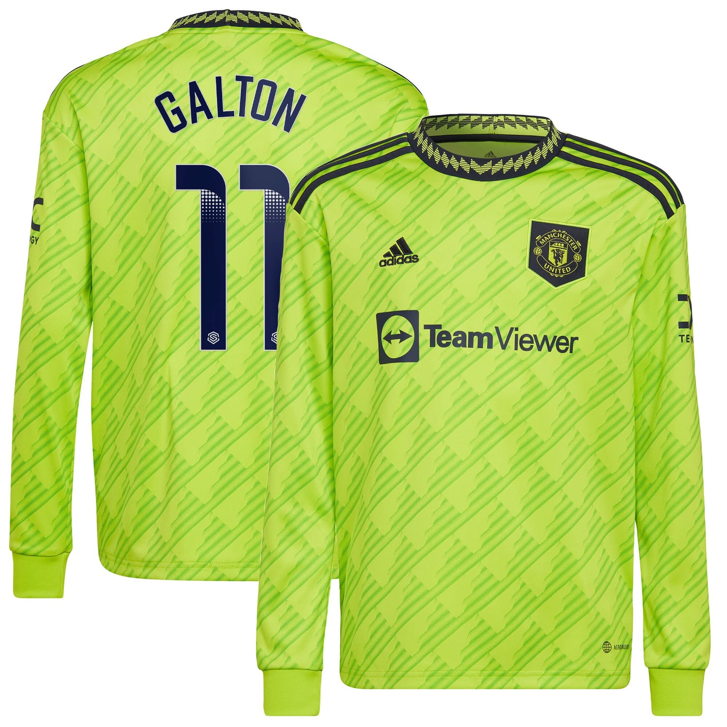 Premier League Manchester United Jersey Shirt Long Sleeve 2022-23 player Leah Galton 11 printing for Men