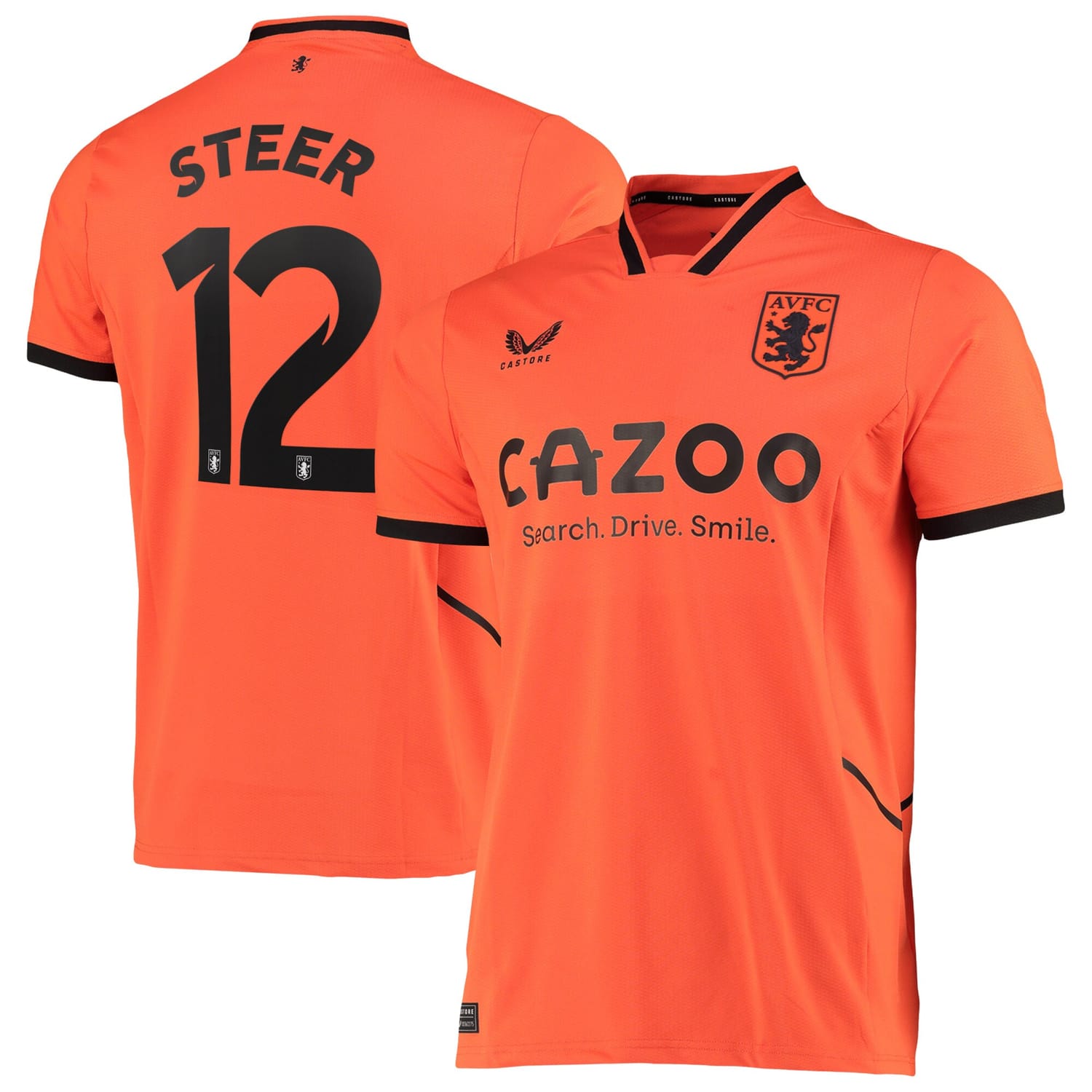 Premier League Aston Villa Away Goalkeeper Cup Jersey Shirt 2022-23 player Jed Steer 12 printing for Men