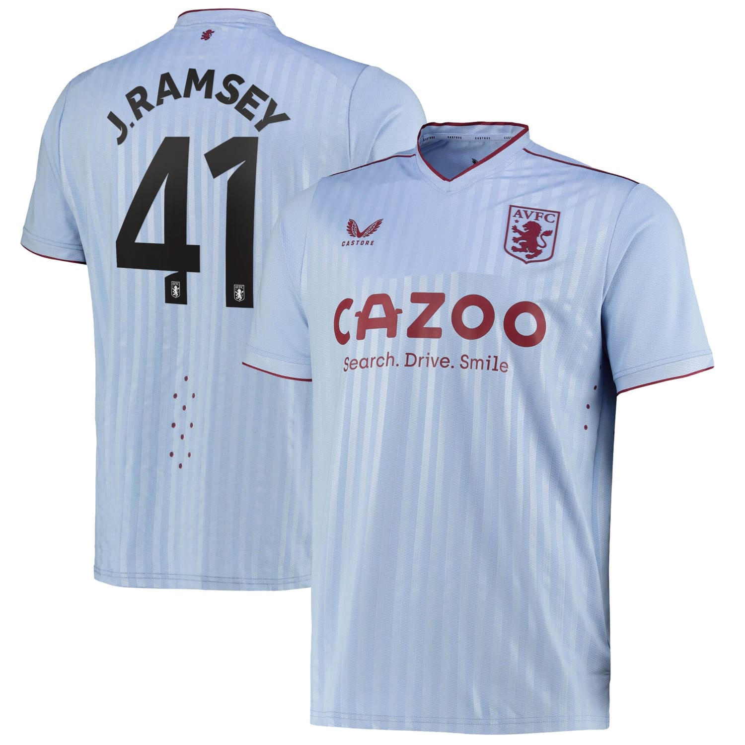 Premier League Aston Villa Away Cup Pro Jersey Shirt 2022-23 player Jacob Ramsey 41 printing for Men