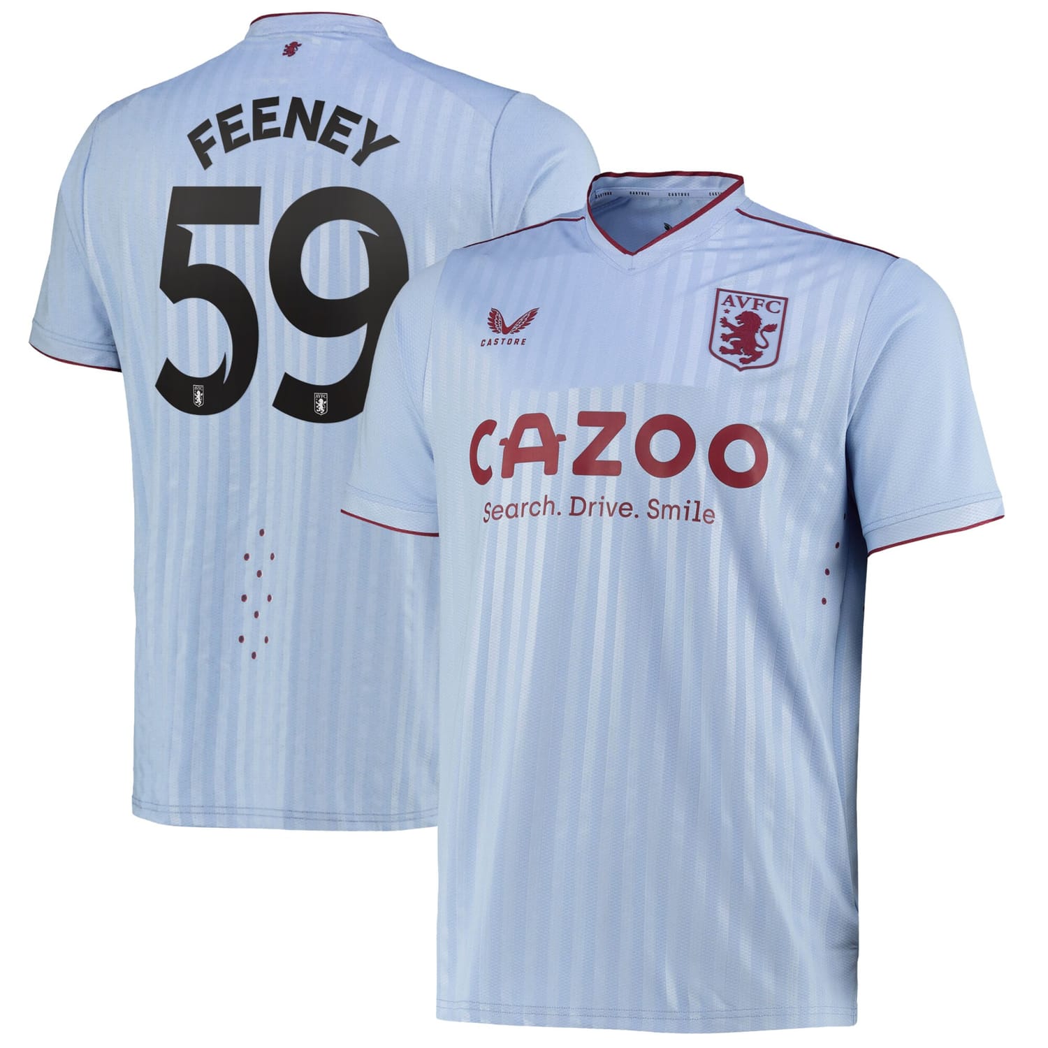 Premier League Aston Villa Away Cup Pro Jersey Shirt 2022-23 player Joshua Feeney 59 printing for Men