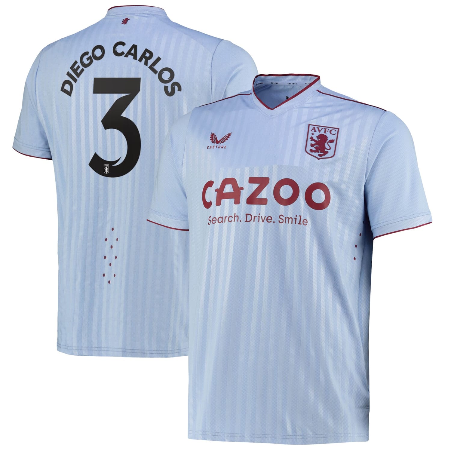Premier League Aston Villa Away Cup Pro Jersey Shirt 2022-23 player Diego Carlos 3 printing for Men