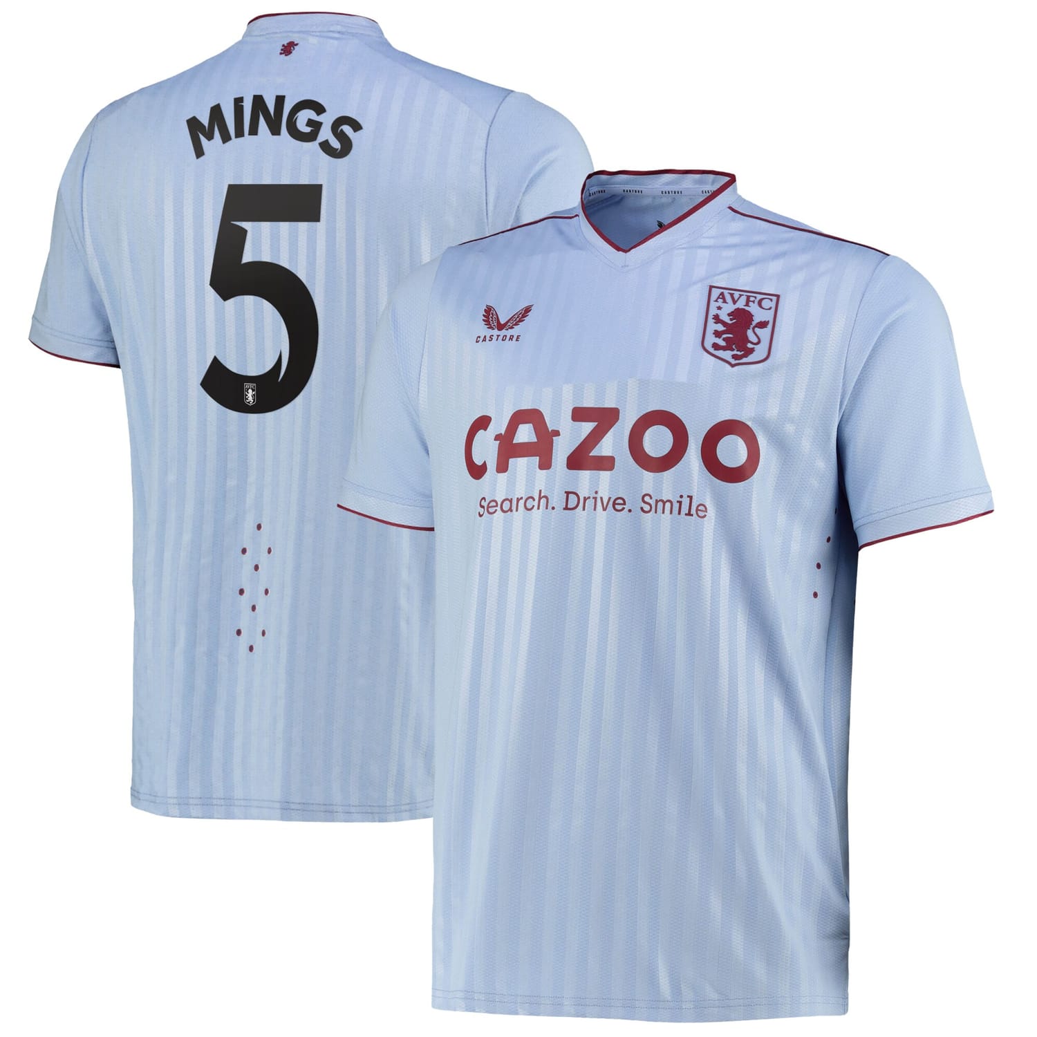 Premier League Aston Villa Away Cup Pro Jersey Shirt 2022-23 player Tyrone Mings 5 printing for Men