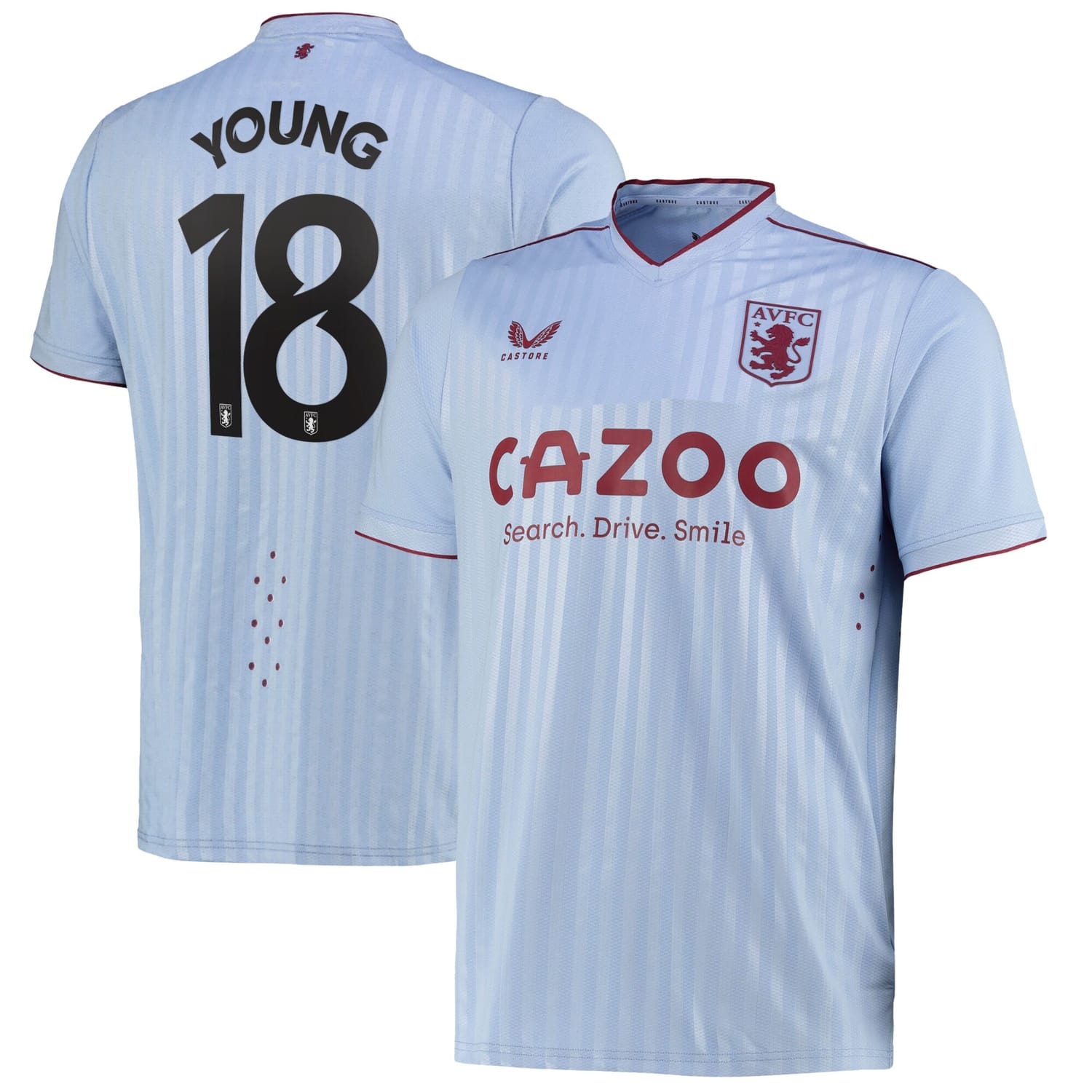 Premier League Aston Villa Away Cup Pro Jersey Shirt 2022-23 player Ashley Young 18 printing for Men