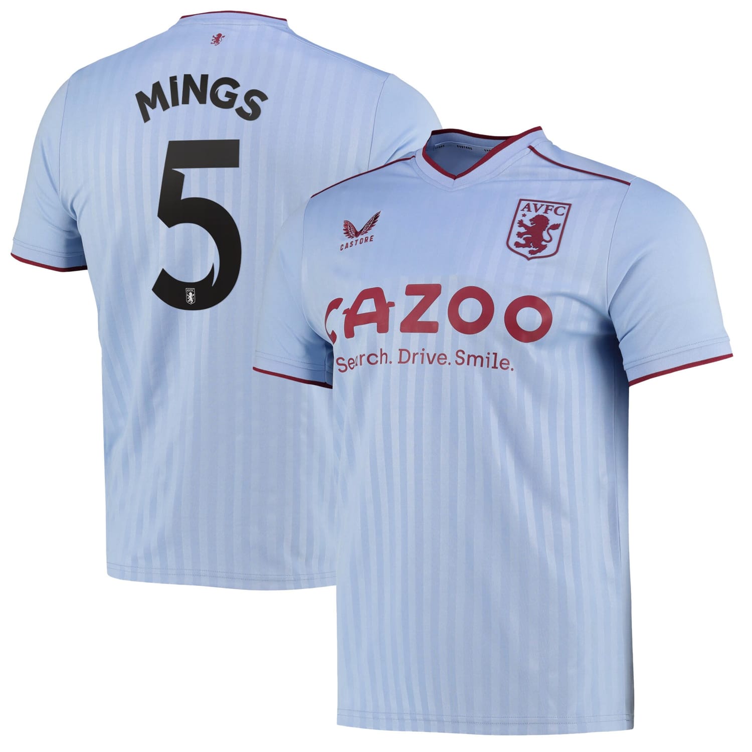 Premier League Aston Villa Away Cup Jersey Shirt 2022-23 player Tyrone Mings 5 printing for Men