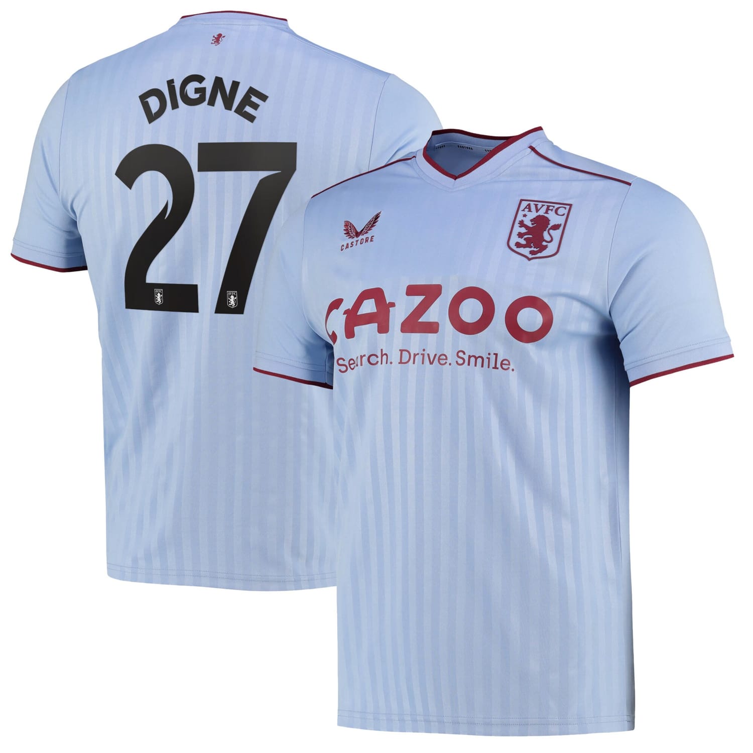 Premier League Aston Villa Away Cup Jersey Shirt 2022-23 player Lucas Digne 27 printing for Men