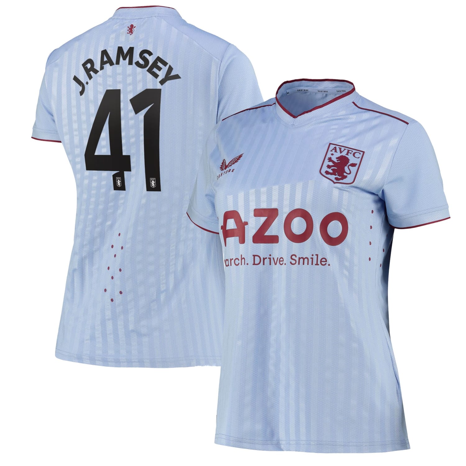 Premier League Aston Villa Away Cup Pro Jersey Shirt 2022-23 player Jacob Ramsey 41 printing for Women