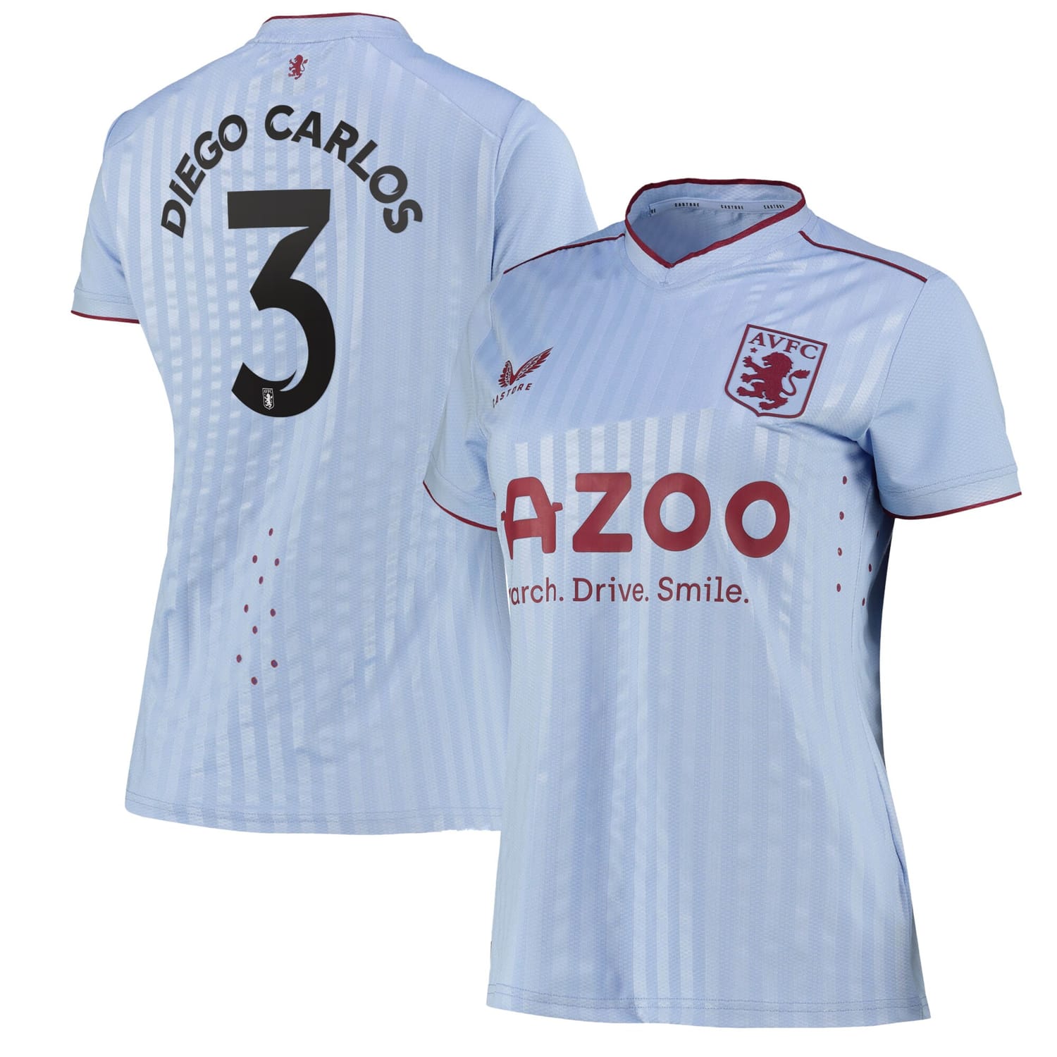 Premier League Aston Villa Away Cup Pro Jersey Shirt 2022-23 player Diego Carlos 3 printing for Women