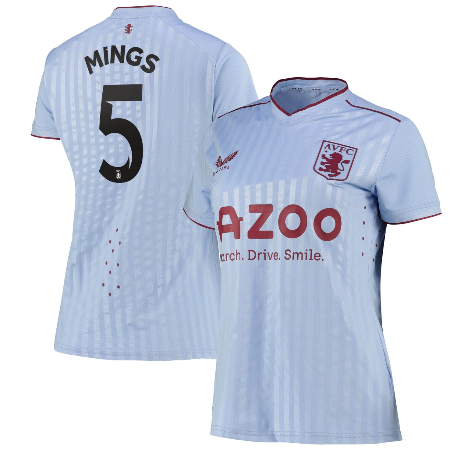 Premier League Aston Villa Away Cup Pro Jersey Shirt 2022-23 player Tyrone Mings 5 printing for Women